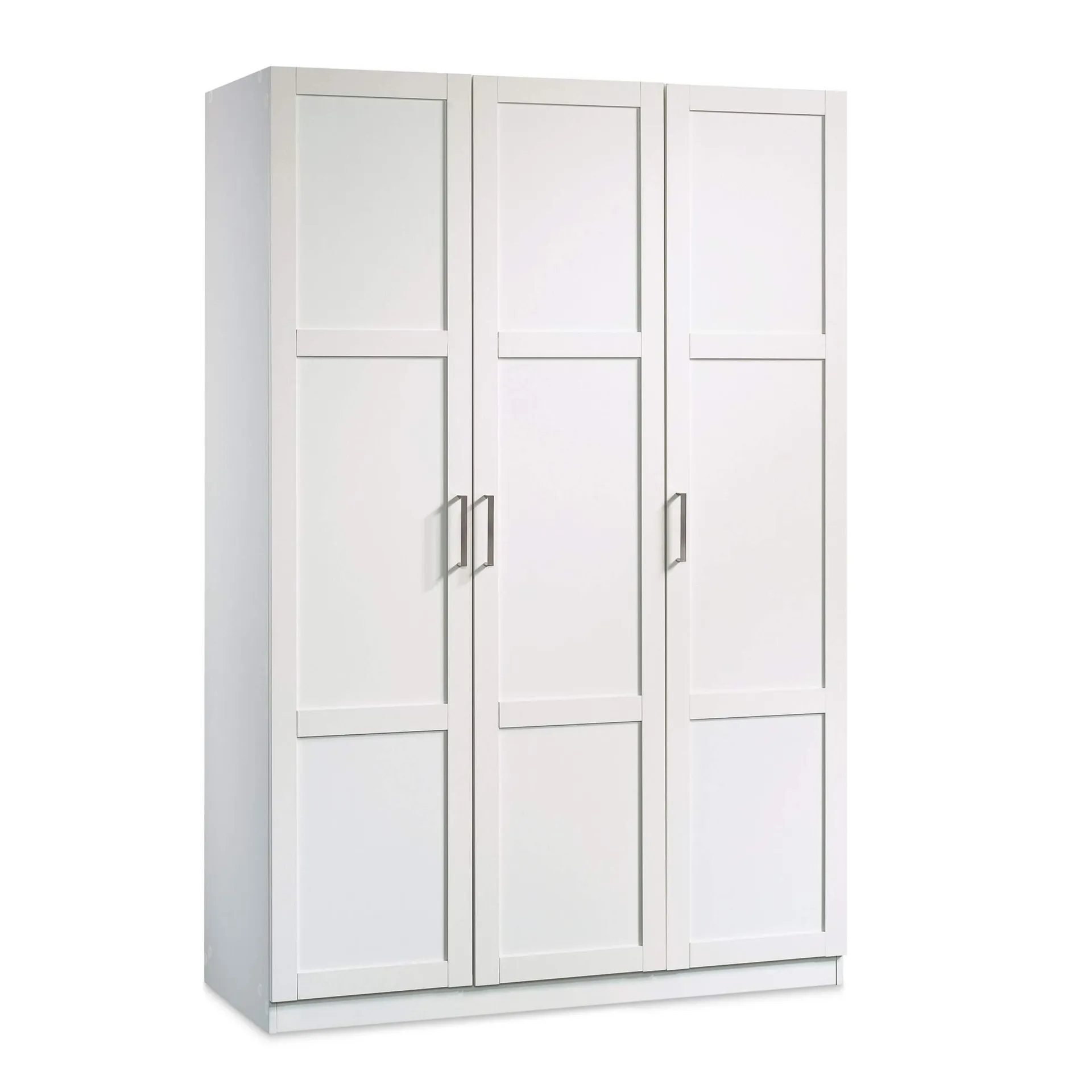 Sauder 3 Door Wardrobe Shaker, White