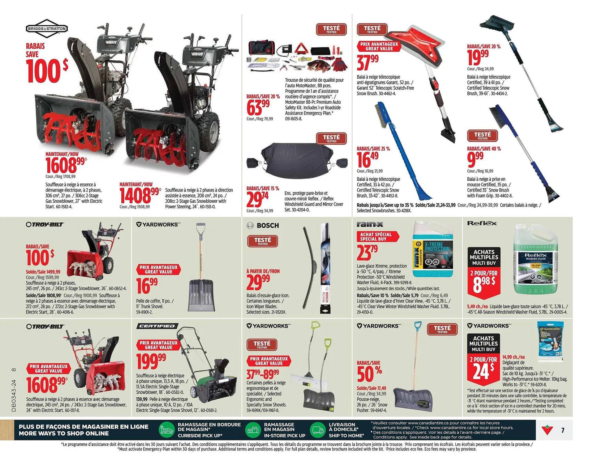 Canadian Tire flyer from October 17 to October 23 2024 - flyer page 7