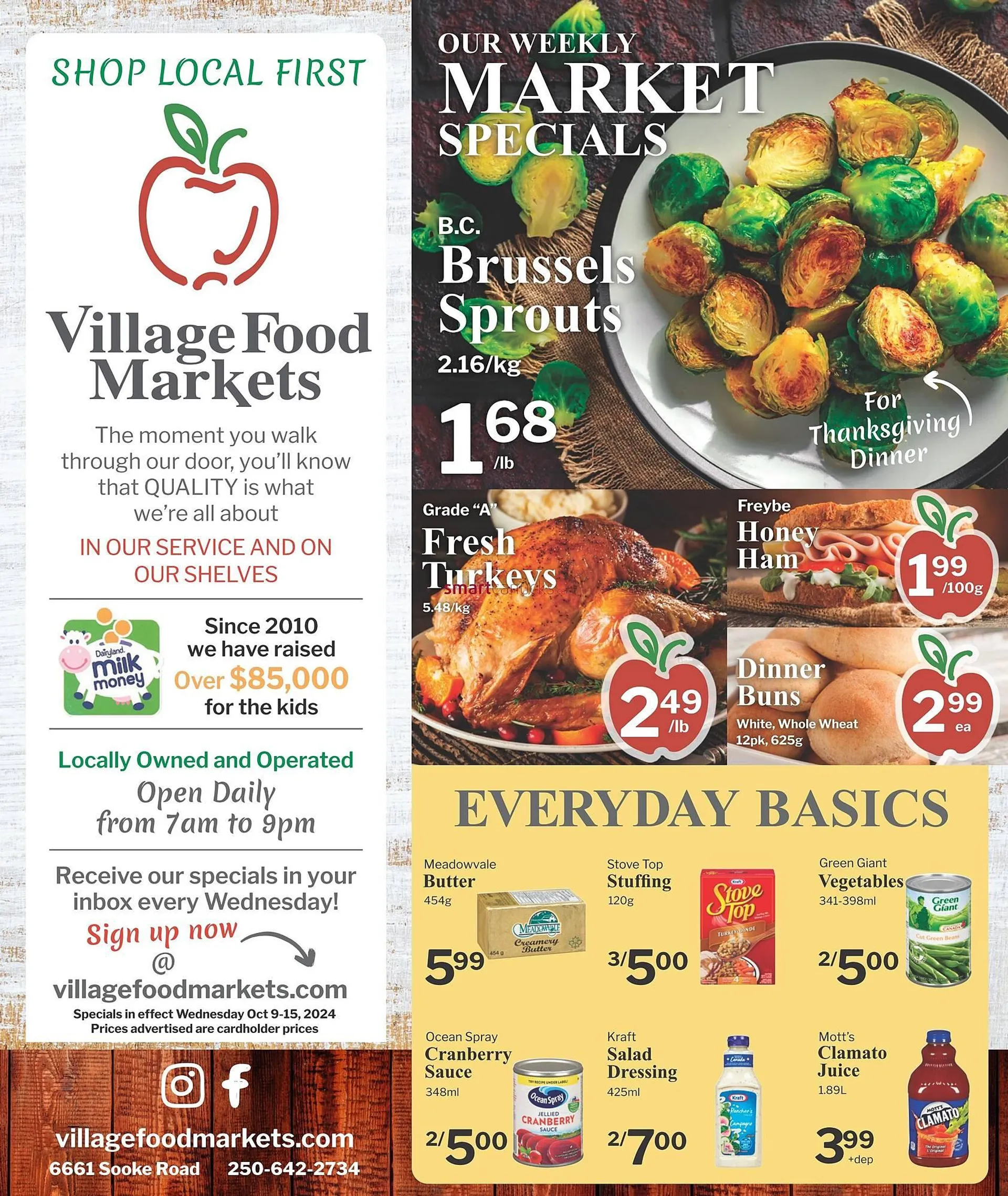 Village Food Markets flyer - 1