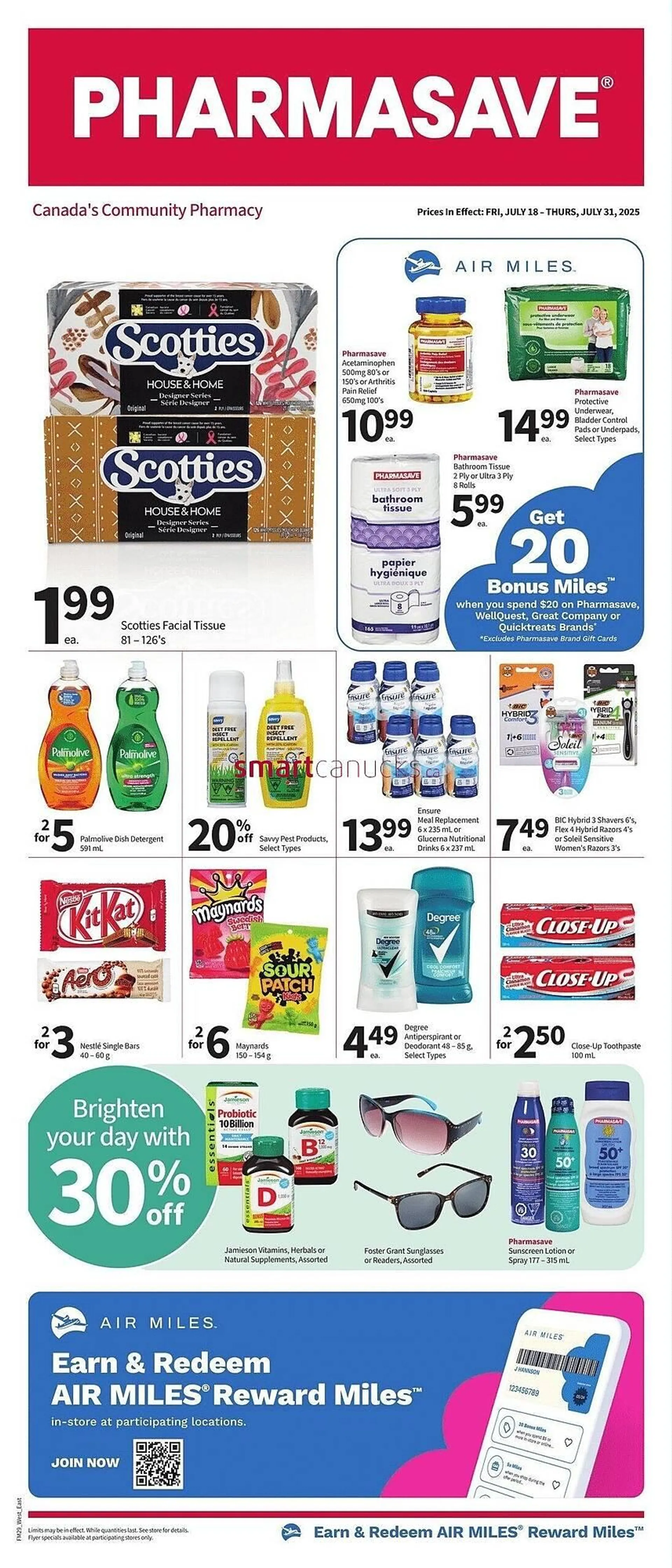 Pharmasave flyer from July 14 to July 27 2025 - flyer page 1
