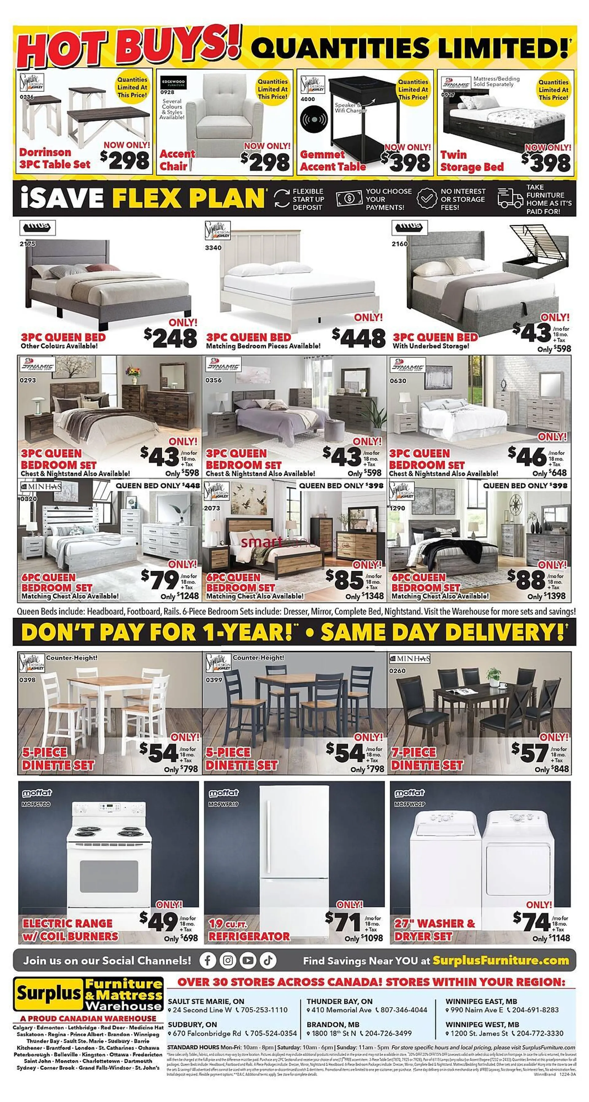 Surplus Furniture flyer from December 16 to December 23 2024 - flyer page 3