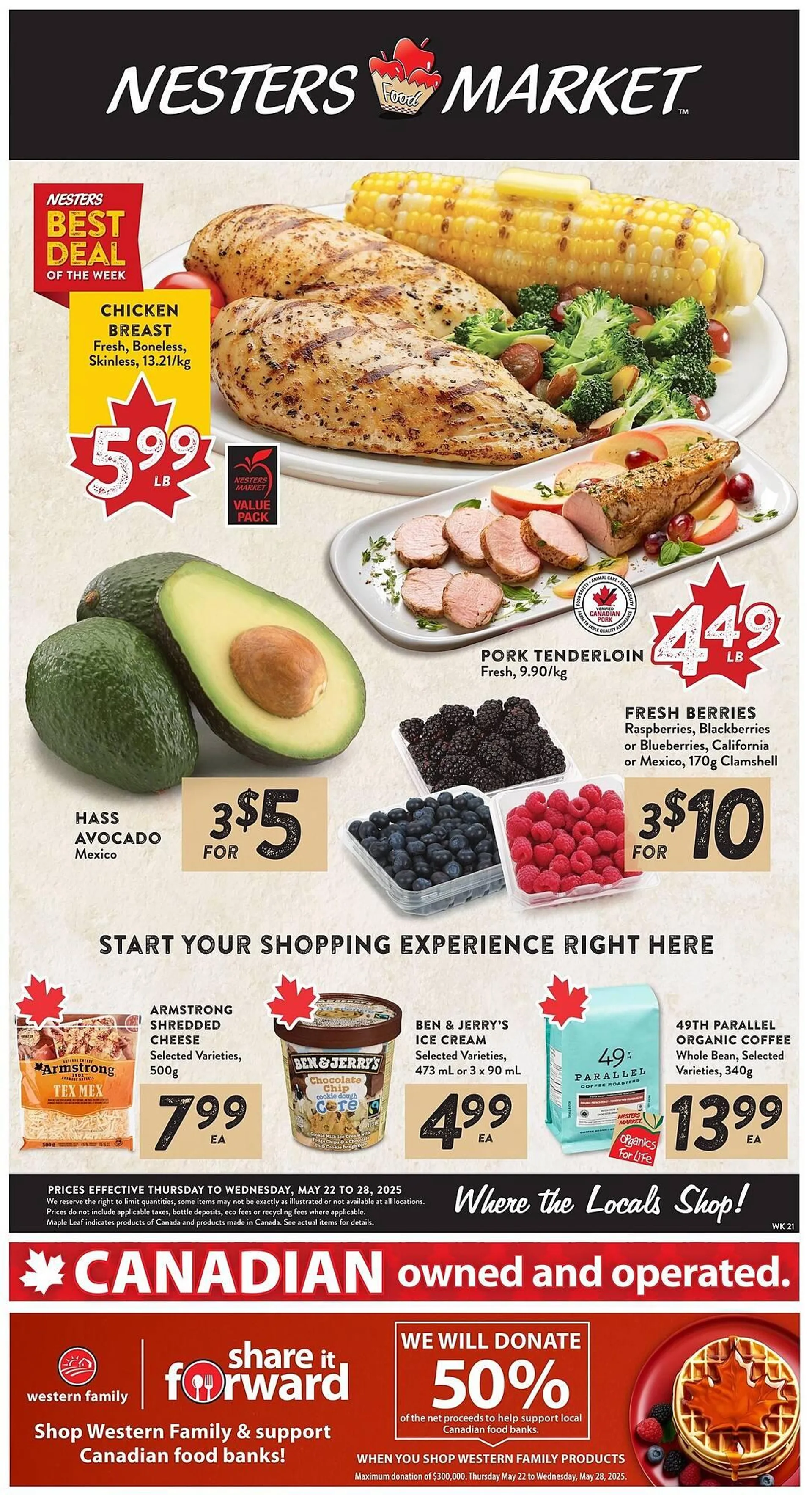Nesters Market flyer from May 21 to June 17 2025 - flyer page 1