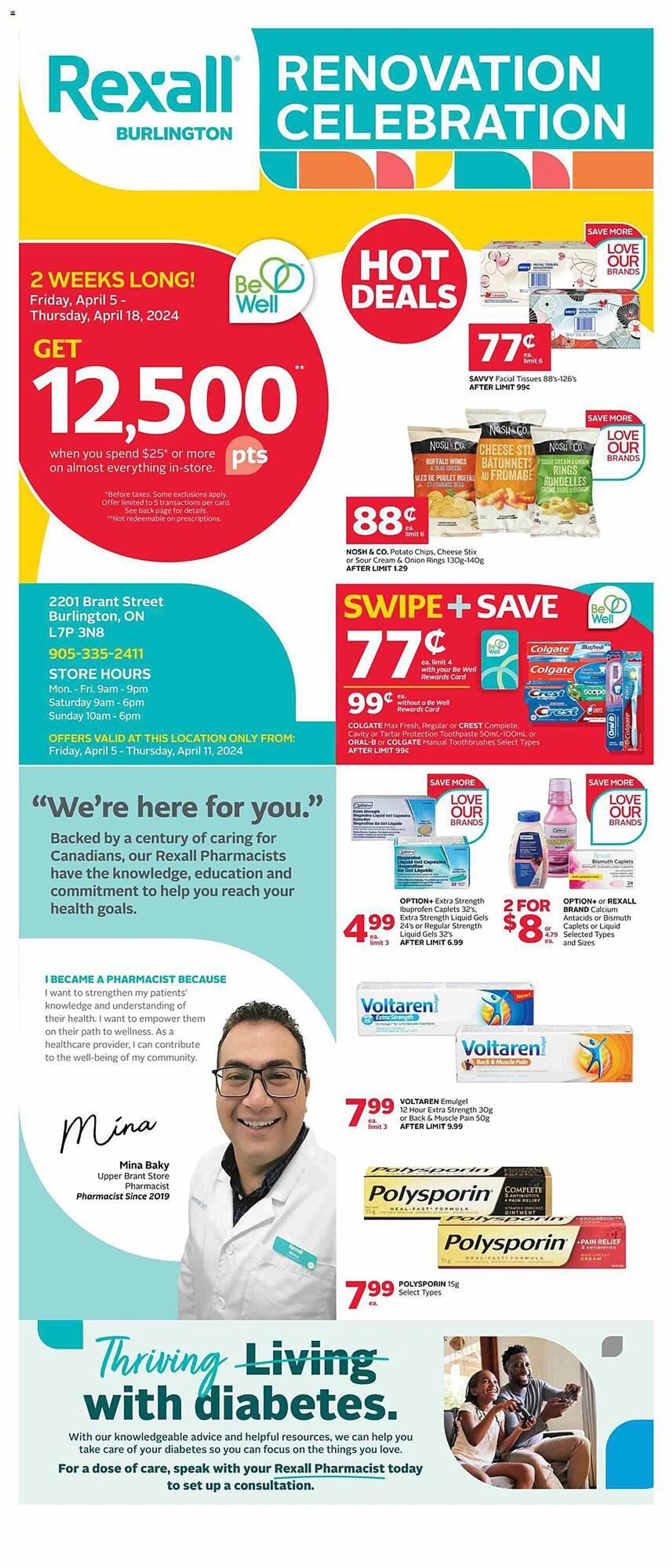 Rexall flyer from April 5 to April 11 2024 - flyer page 