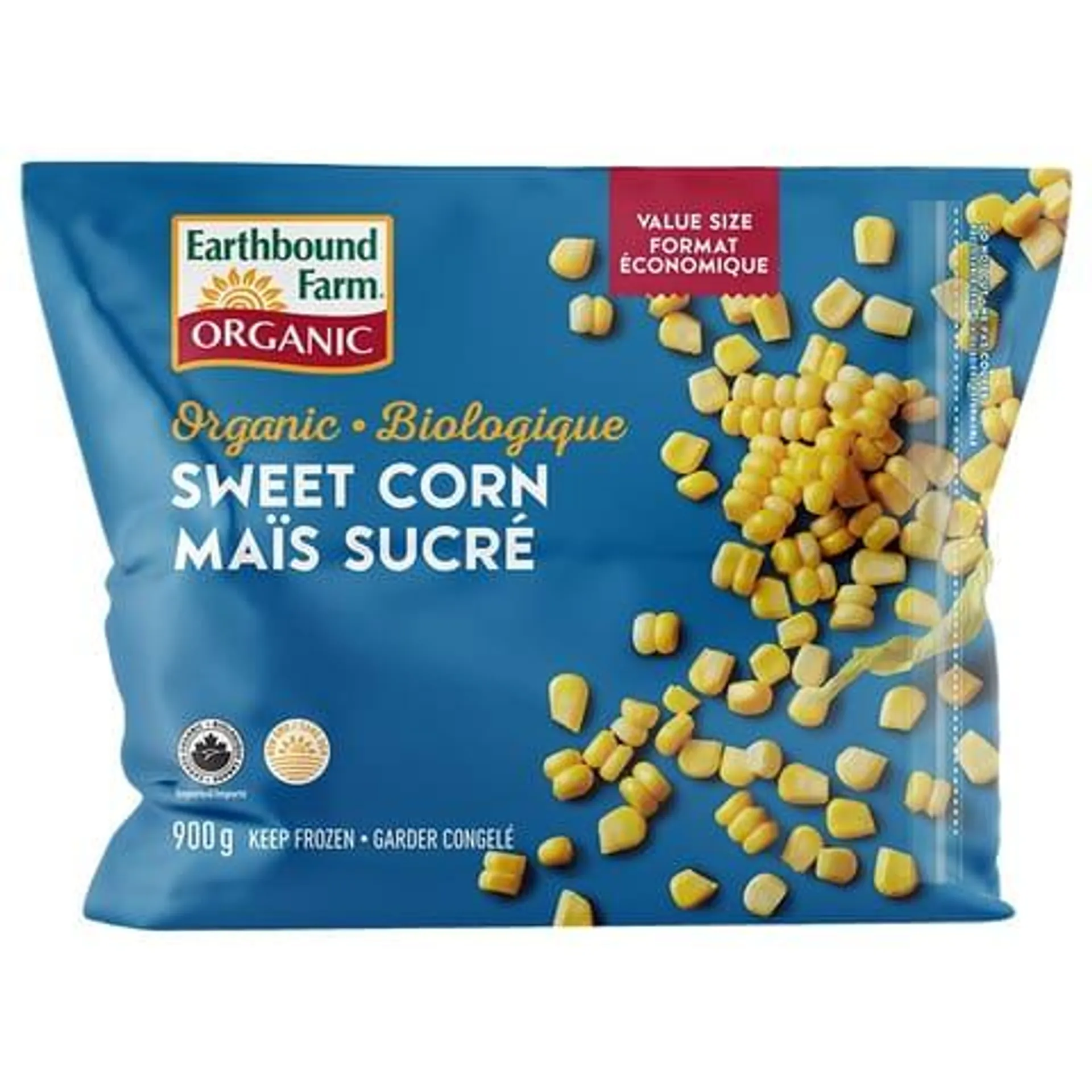 Maïs sucré biologique congelé format économique