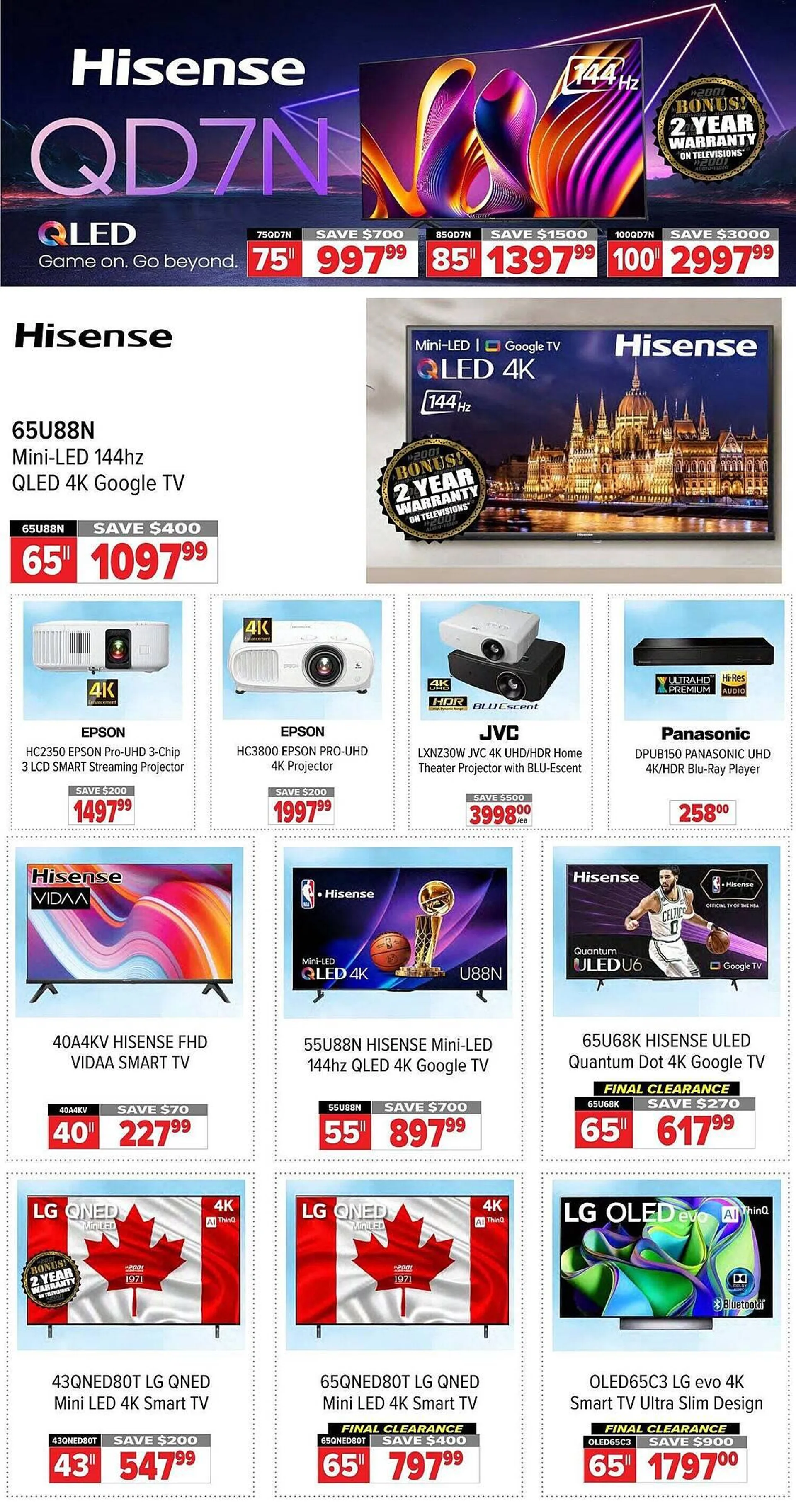 2001 Audio Video flyer from May 9 to May 15 2025 - flyer page 2