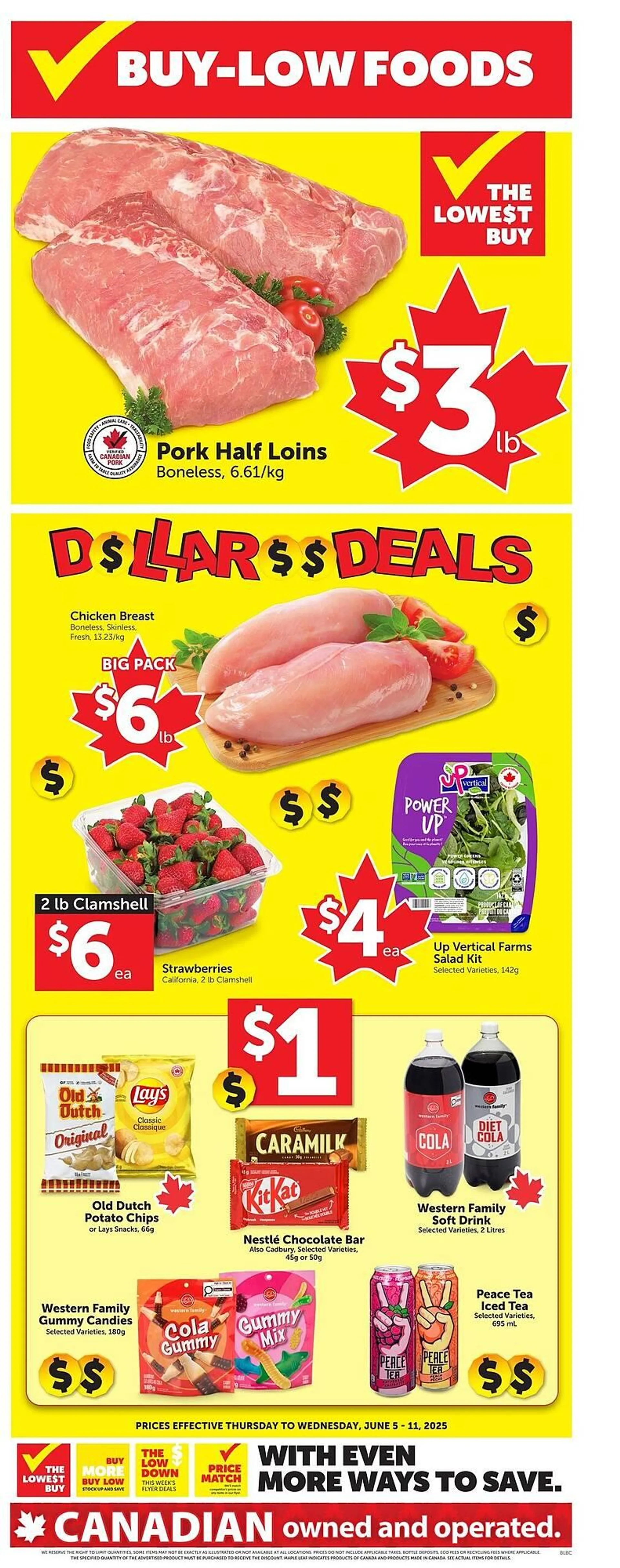 Buy-Low Foods flyer from June 4 to June 10 2025 - flyer page 1