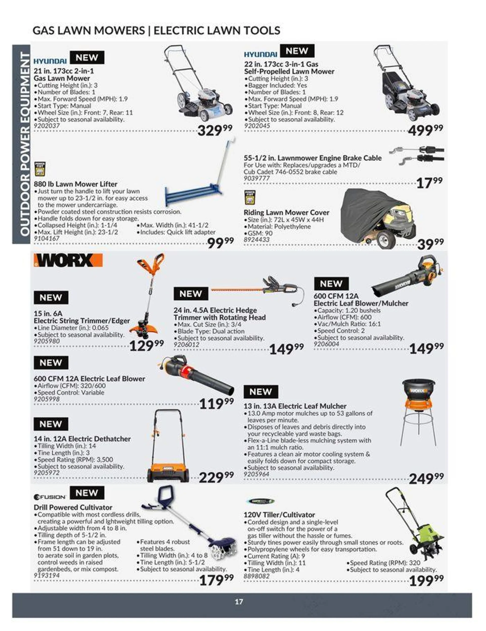 OUTDOOR POWER EQUIPMENT from April 23 to April 22 2025 - flyer page 17