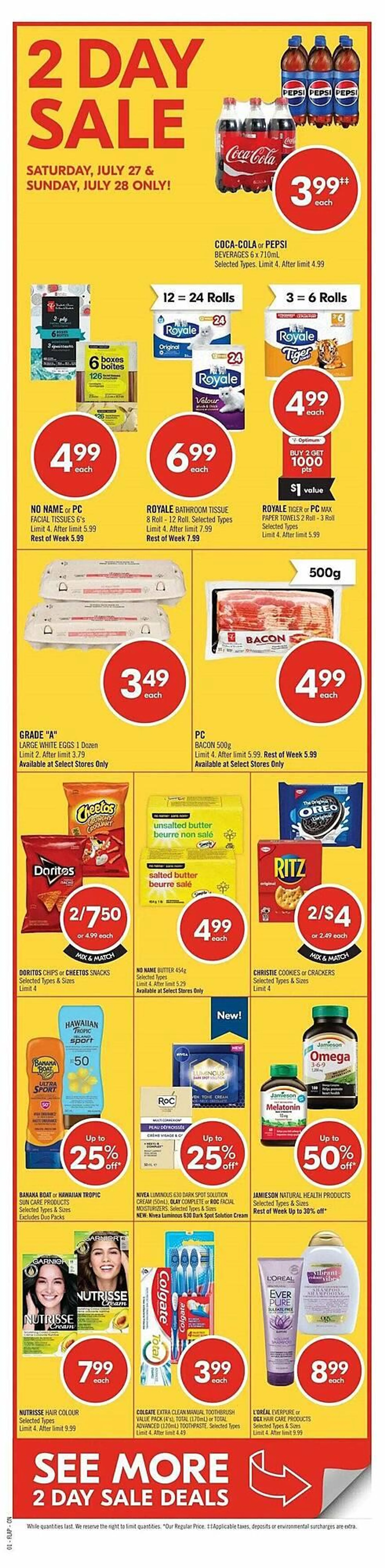 Shoppers Drug Mart flyer from July 27 to August 2 2024 - flyer page 2