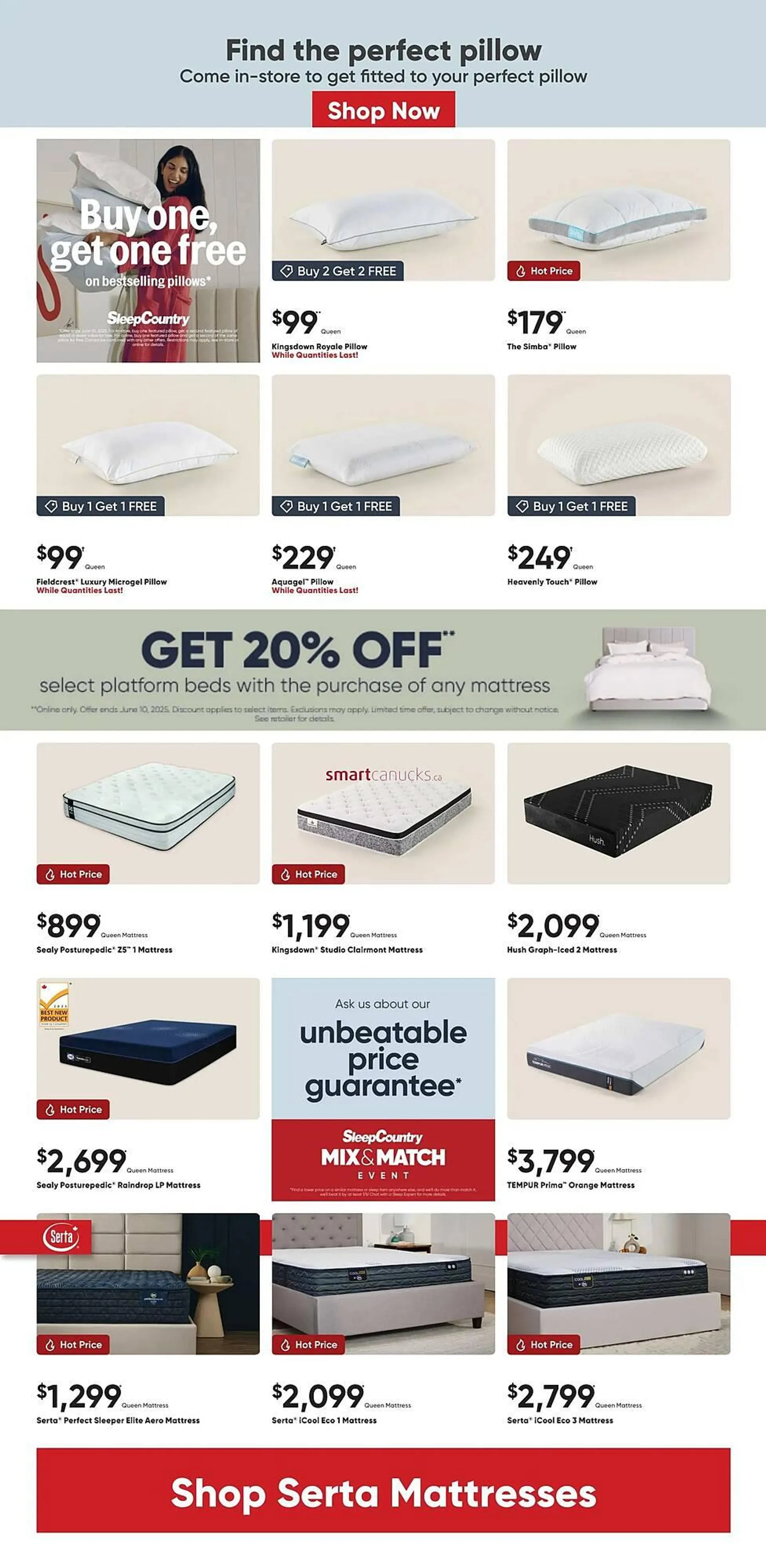 Sleep Country flyer from May 15 to May 21 2025 - flyer page 2