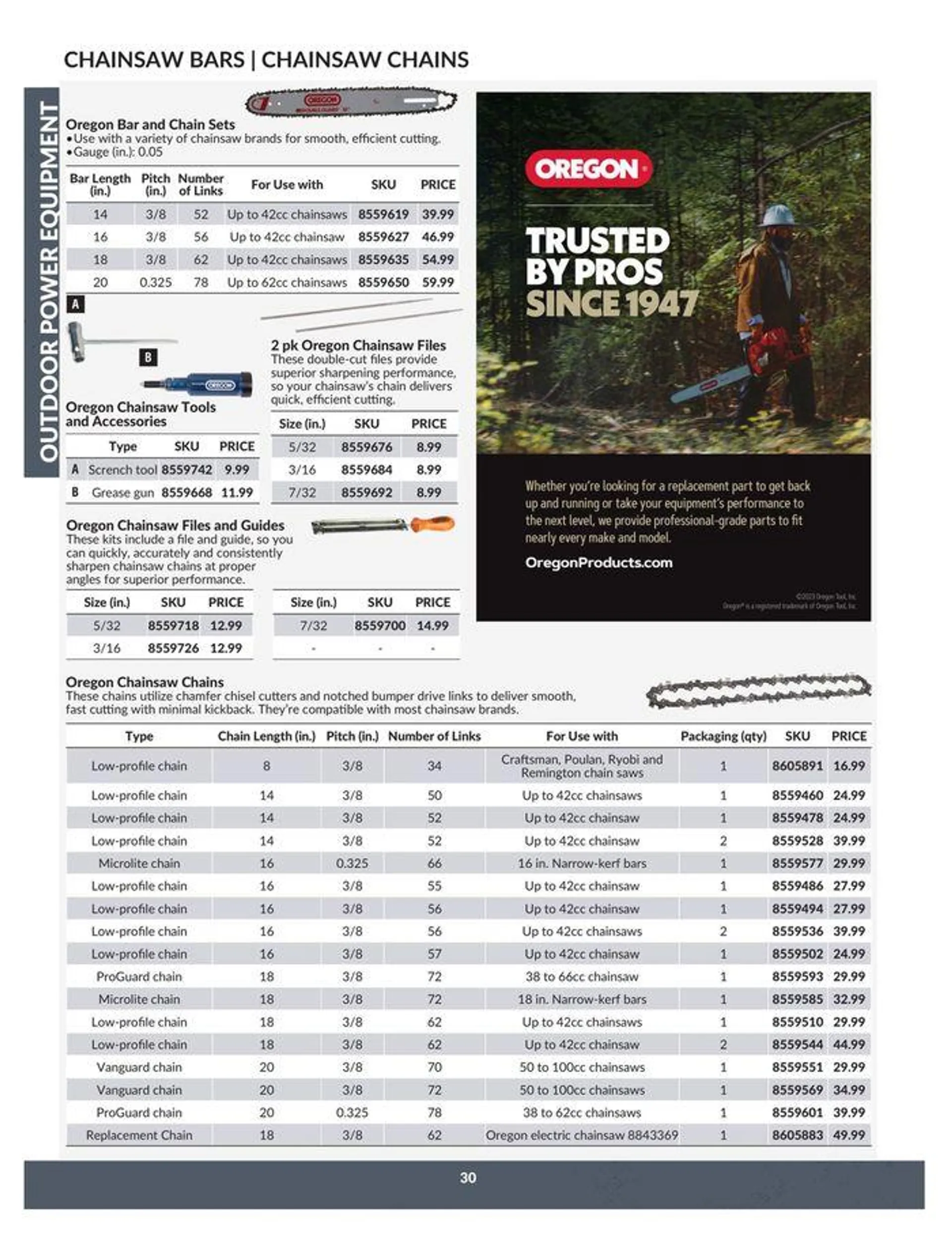 OUTDOOR POWER EQUIPMENT from April 23 to April 22 2025 - flyer page 30