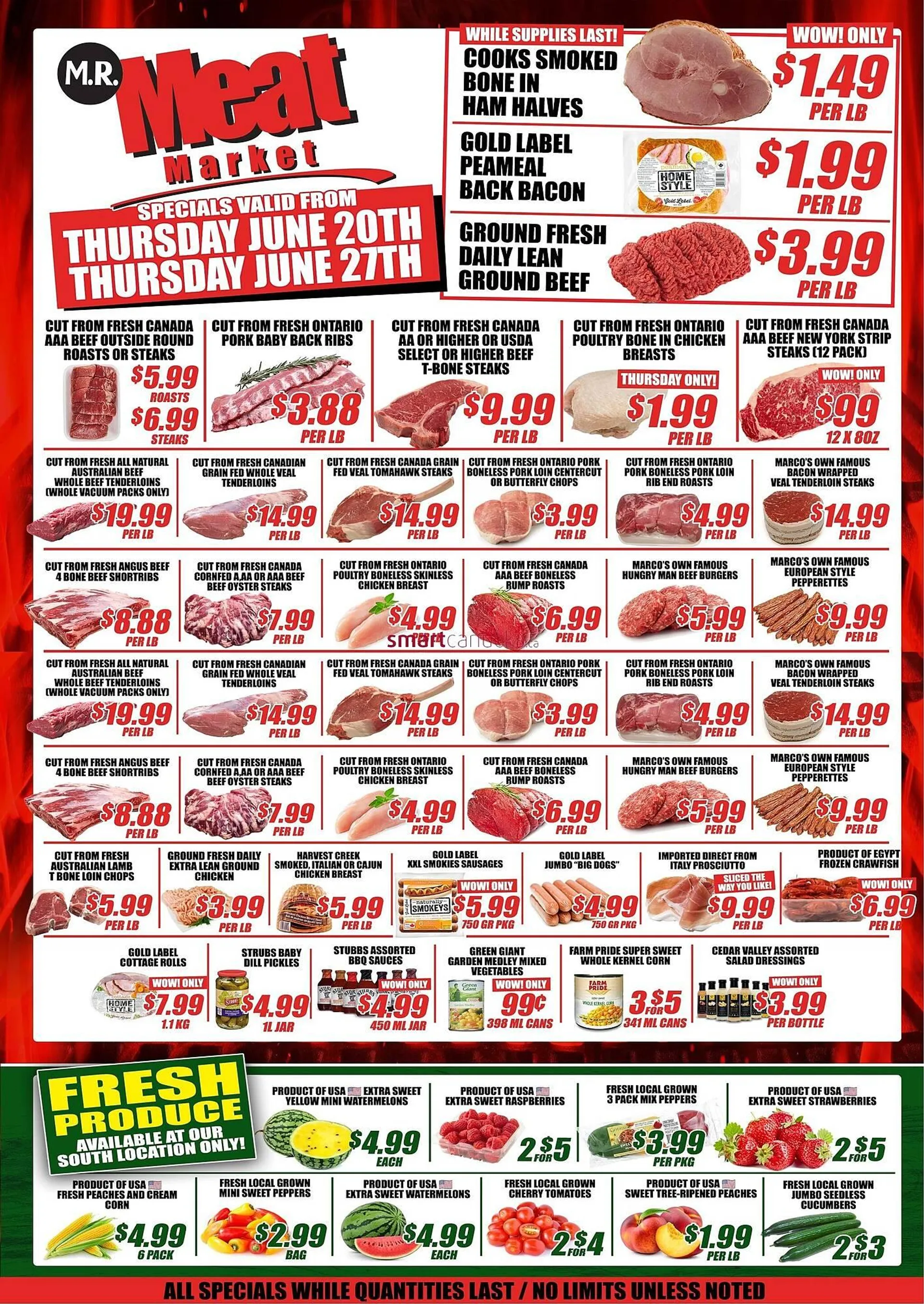 Mr. Meat Market flyer - 1