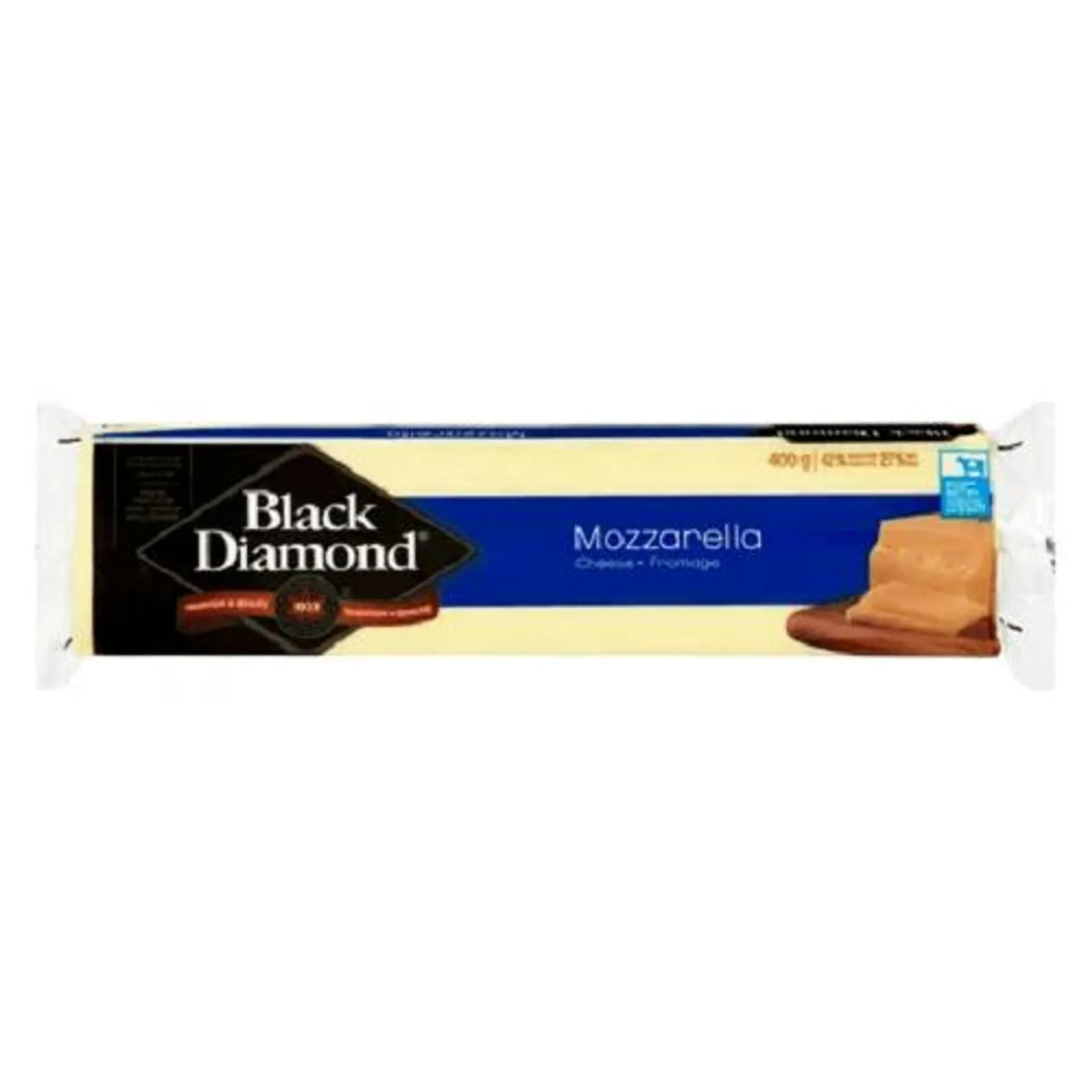 Black Diamond Mozzarella Cheese Block 400g