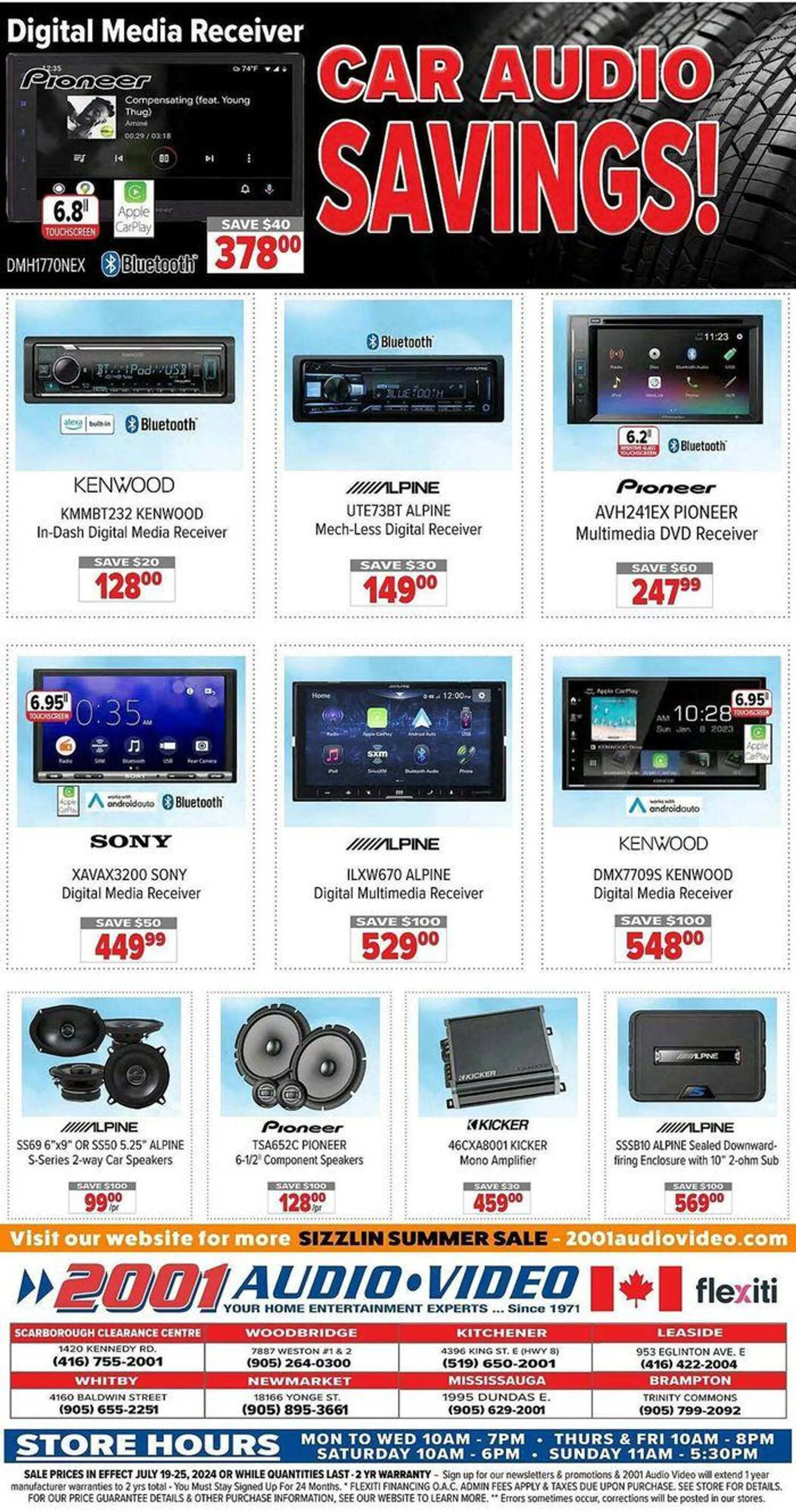 2001 Audio Video weekly flyer from July 19 to July 26 2024 - flyer page 6