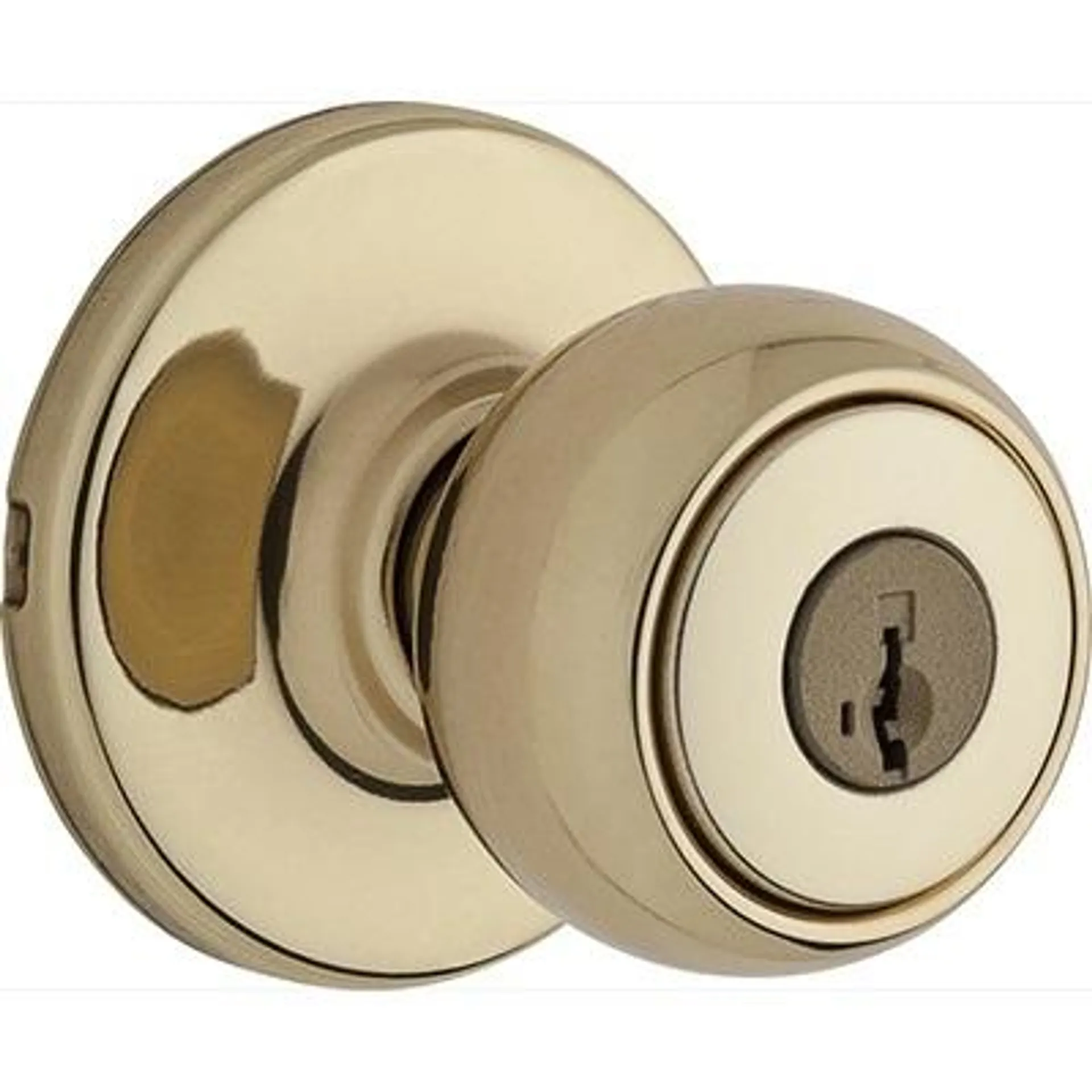 Smartkey Fairfax Knob Brass Keyed Entry