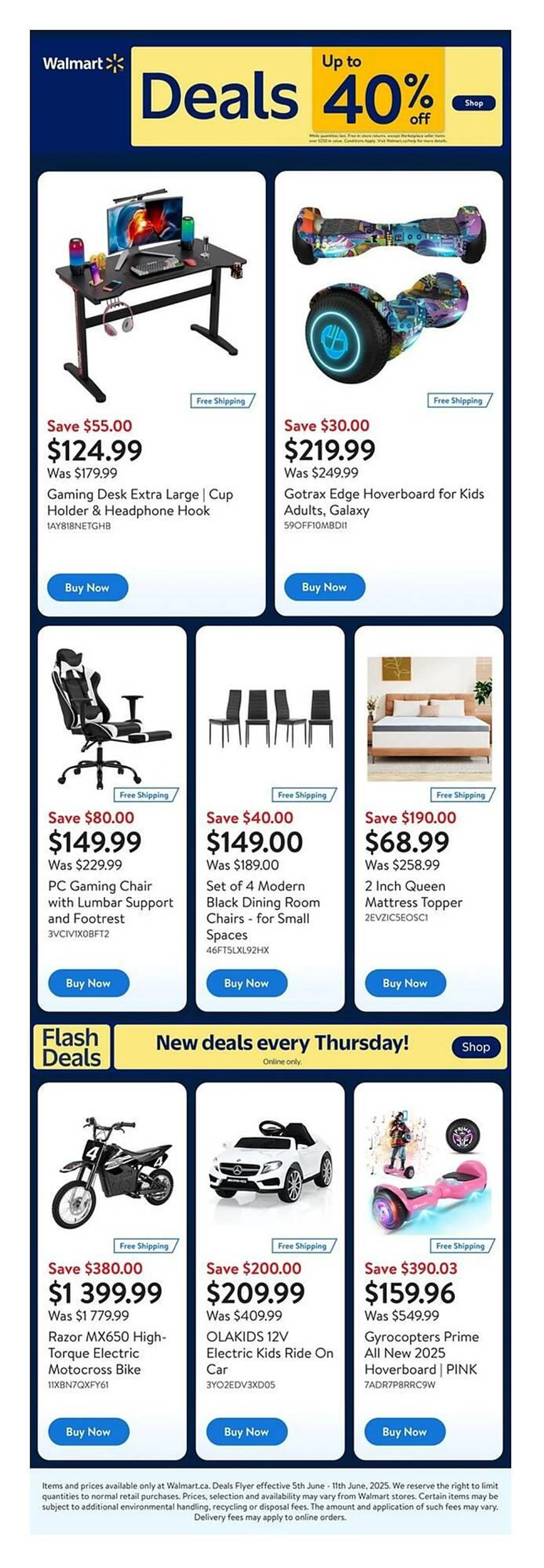 Walmart flyer - 1