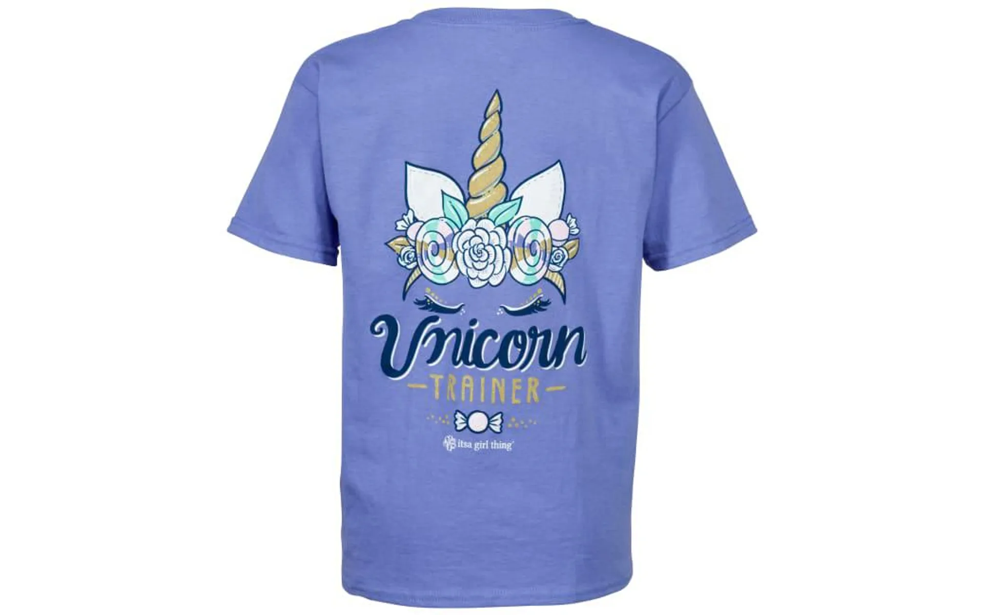 Itsa Girl Thing Unicorn Trainer Short-Sleeve T-Shirt for Girls