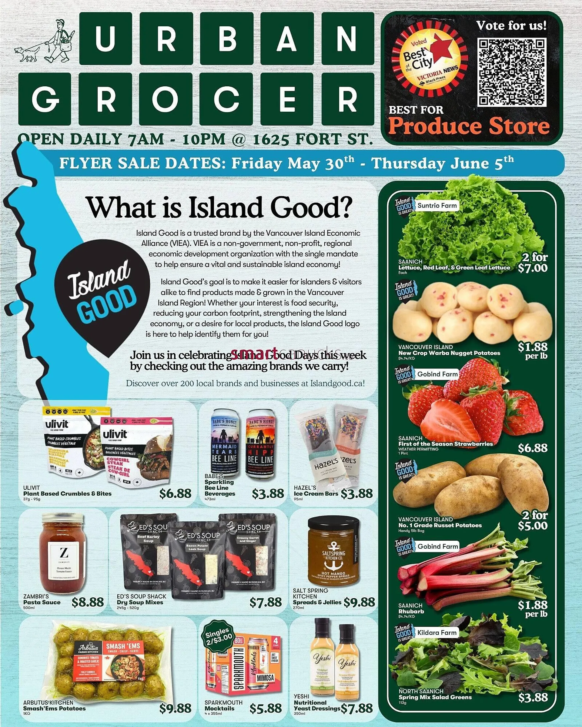 Urban Grocer flyer from May 30 to June 3 2025 - flyer page 1