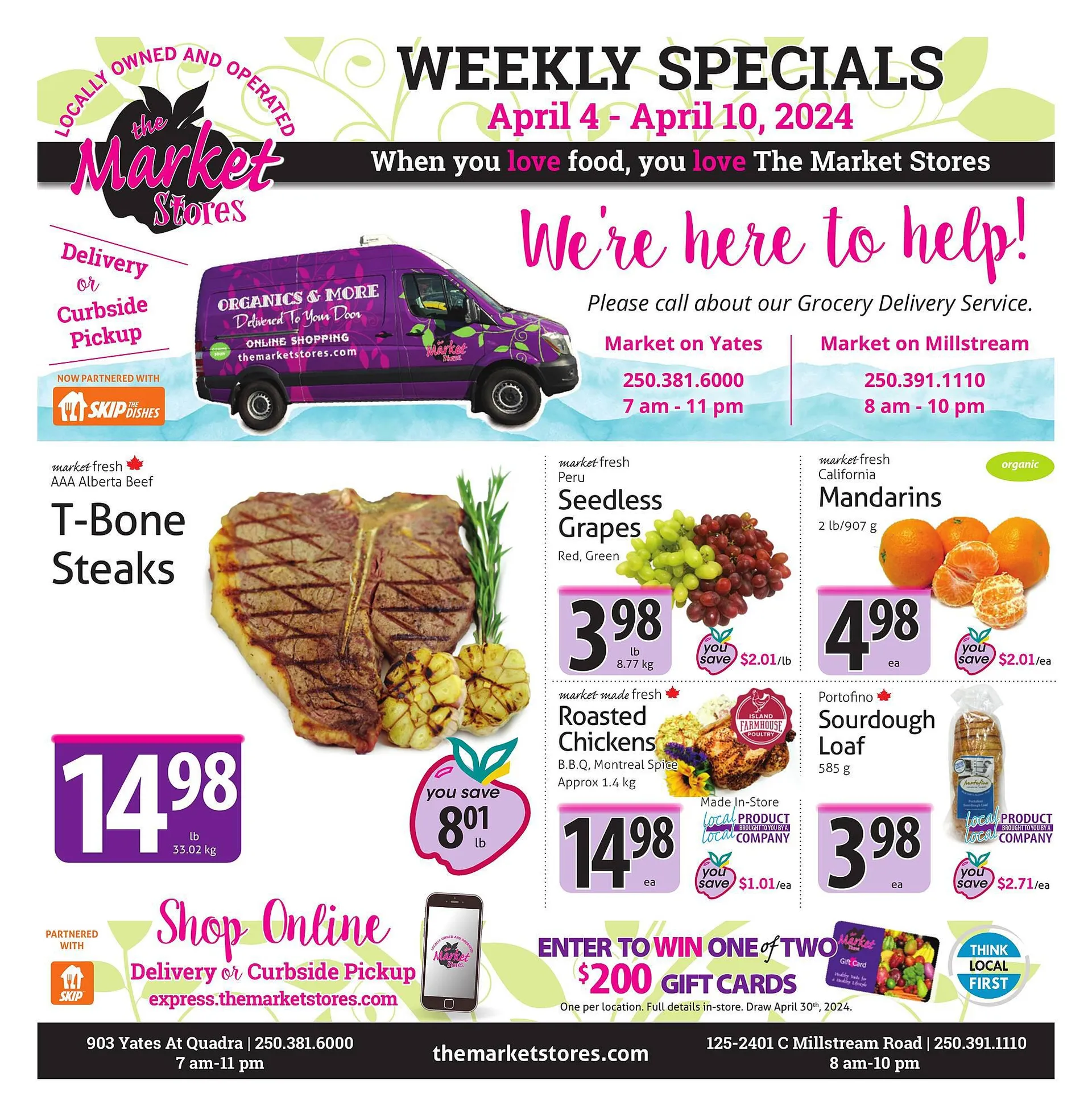 The Market Stores flyer from April 4 to April 10 2024 - flyer page 1