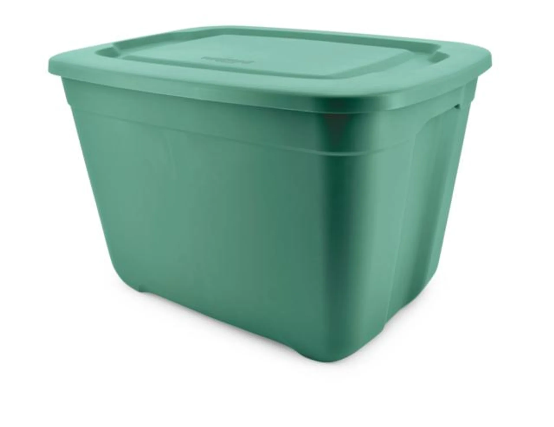 type A Restore Stackable Storage Box with Lid, 68-L, Green