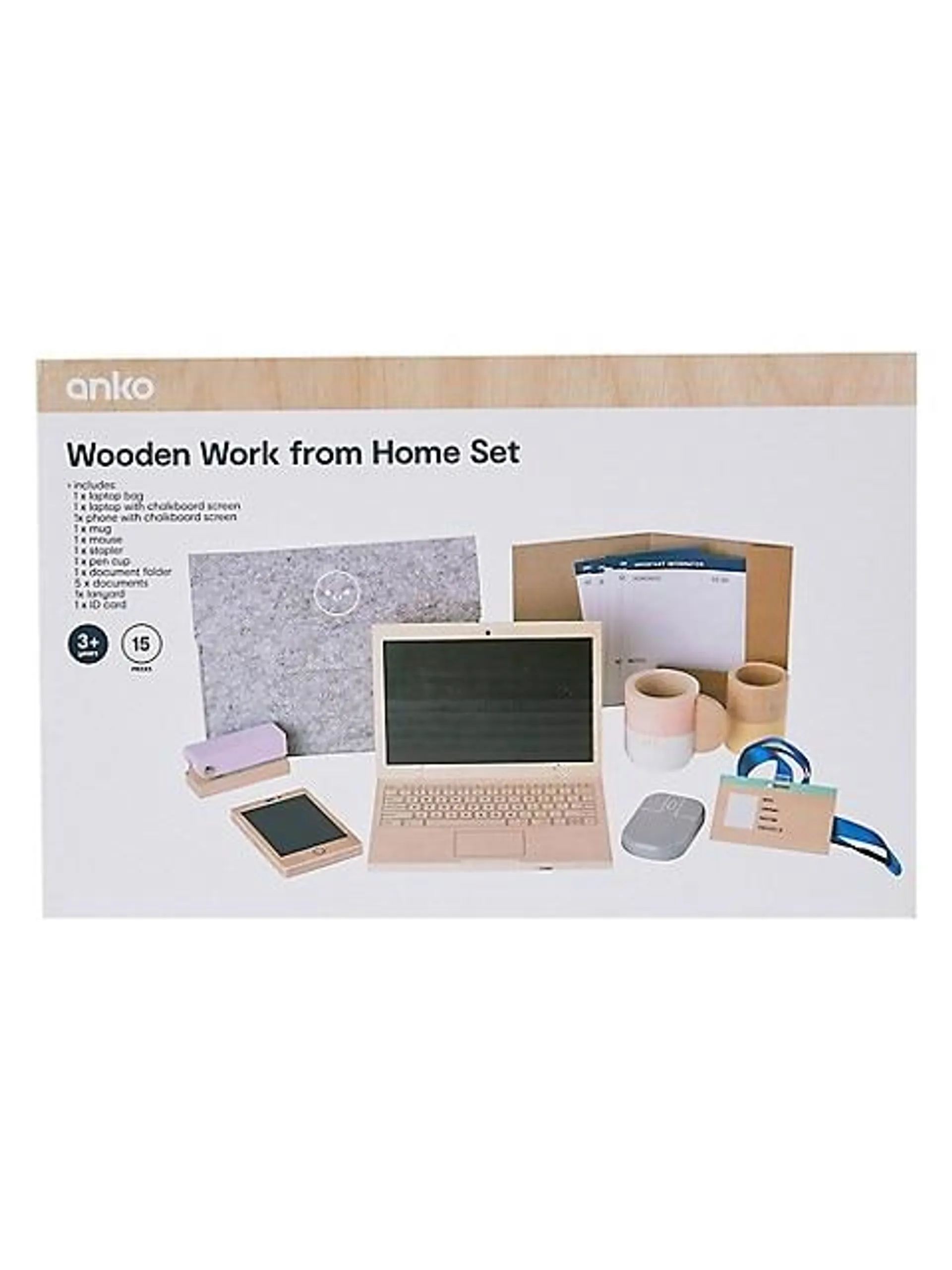 Wooden Work From Home Play Set