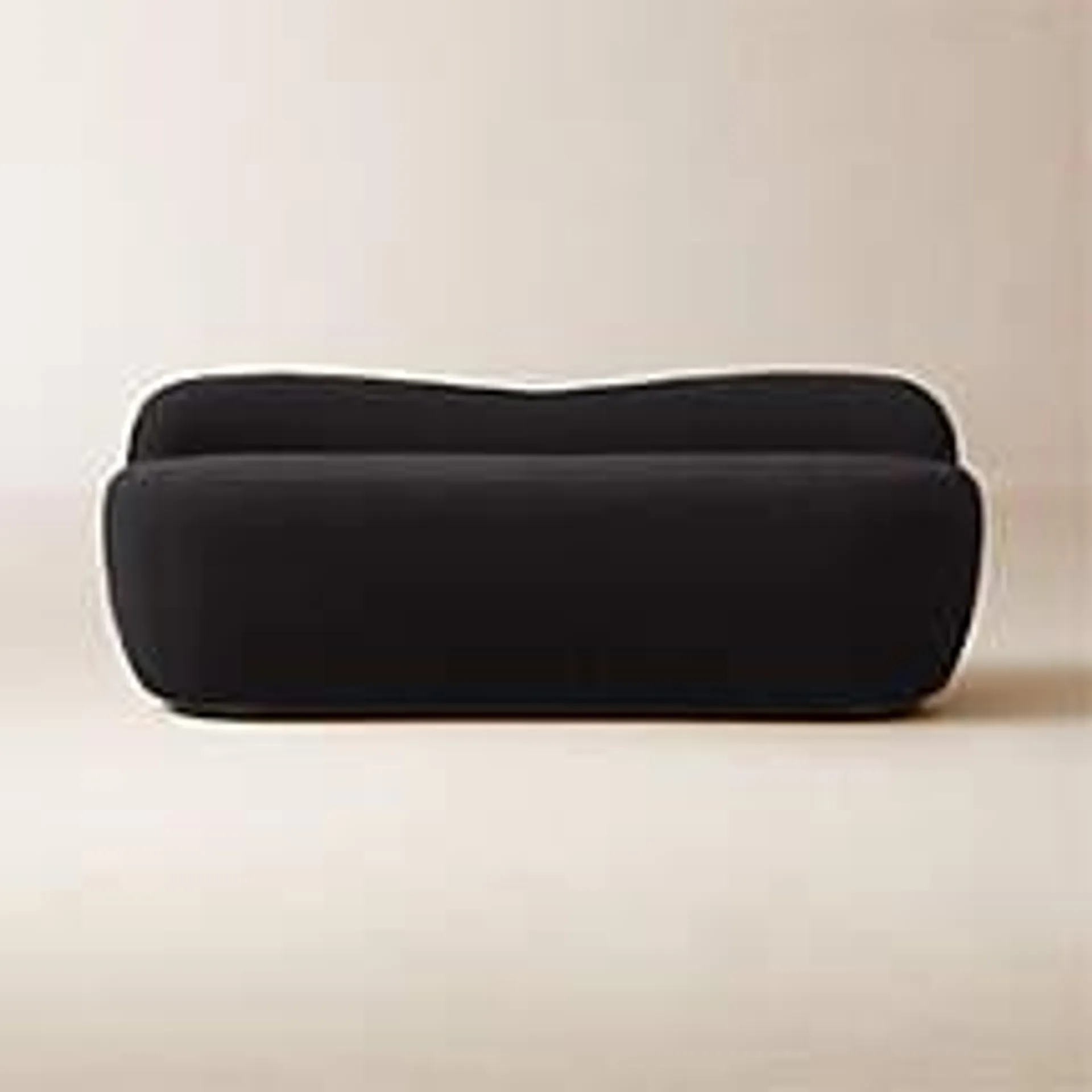 Orleans 62" Black Boucle Upholstered Bench