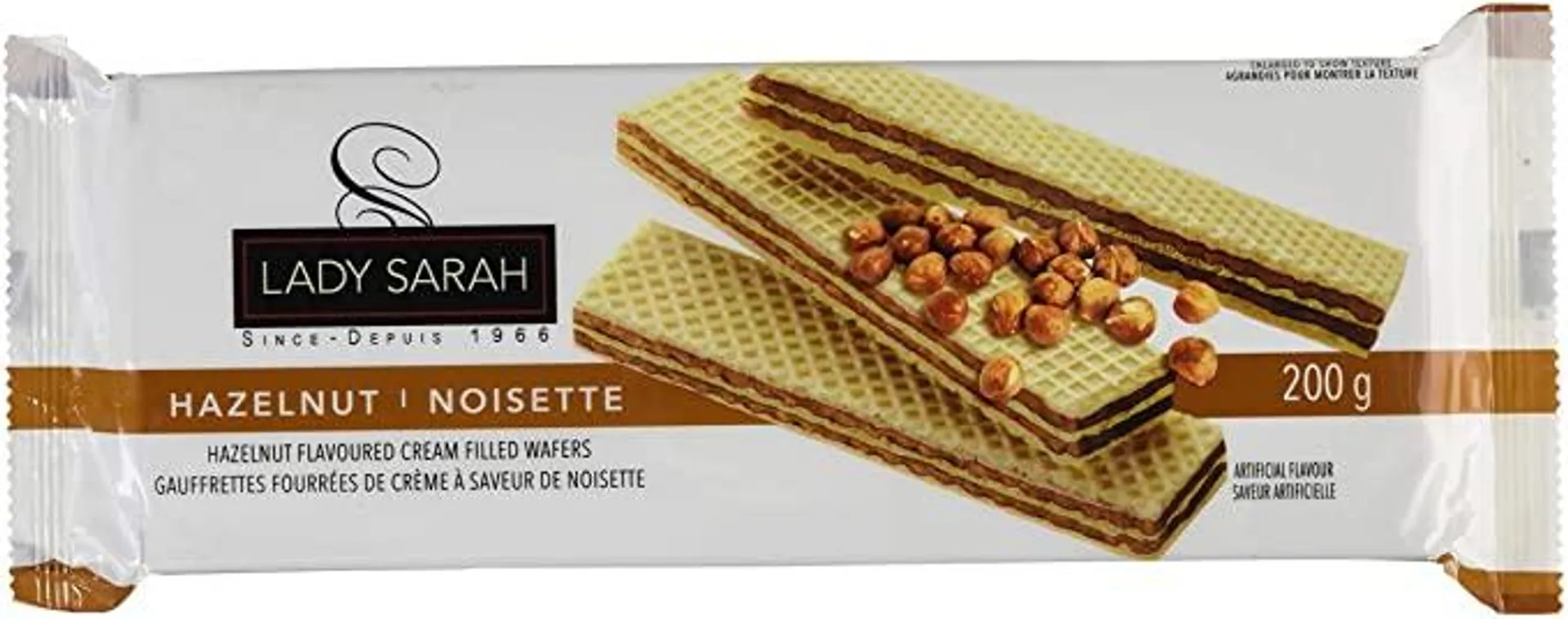 LADY SARAH HAZELNUT WAFER 200g