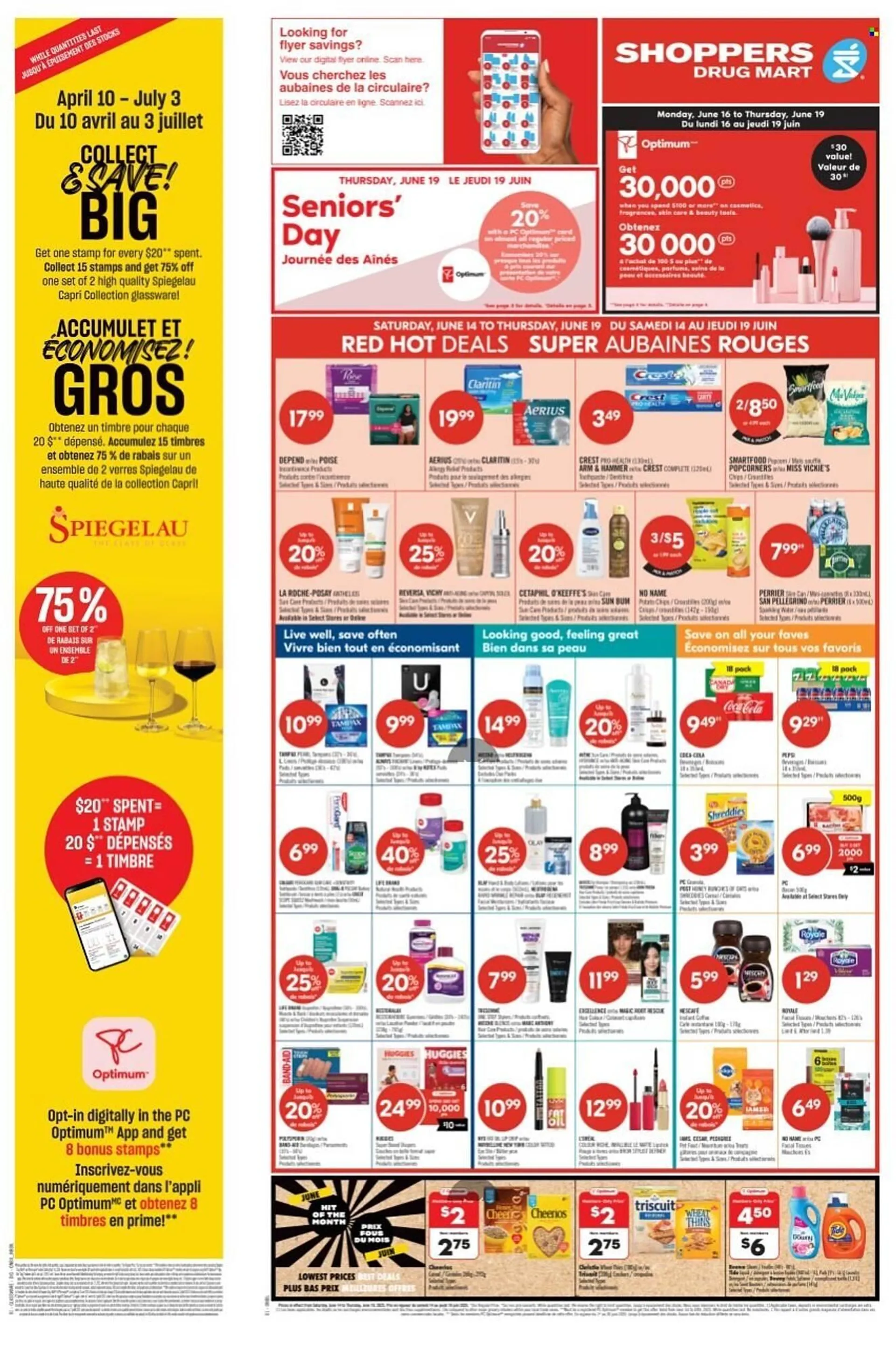 Shoppers Drug Mart flyer from June 14 to June 19 2025 - flyer page 1