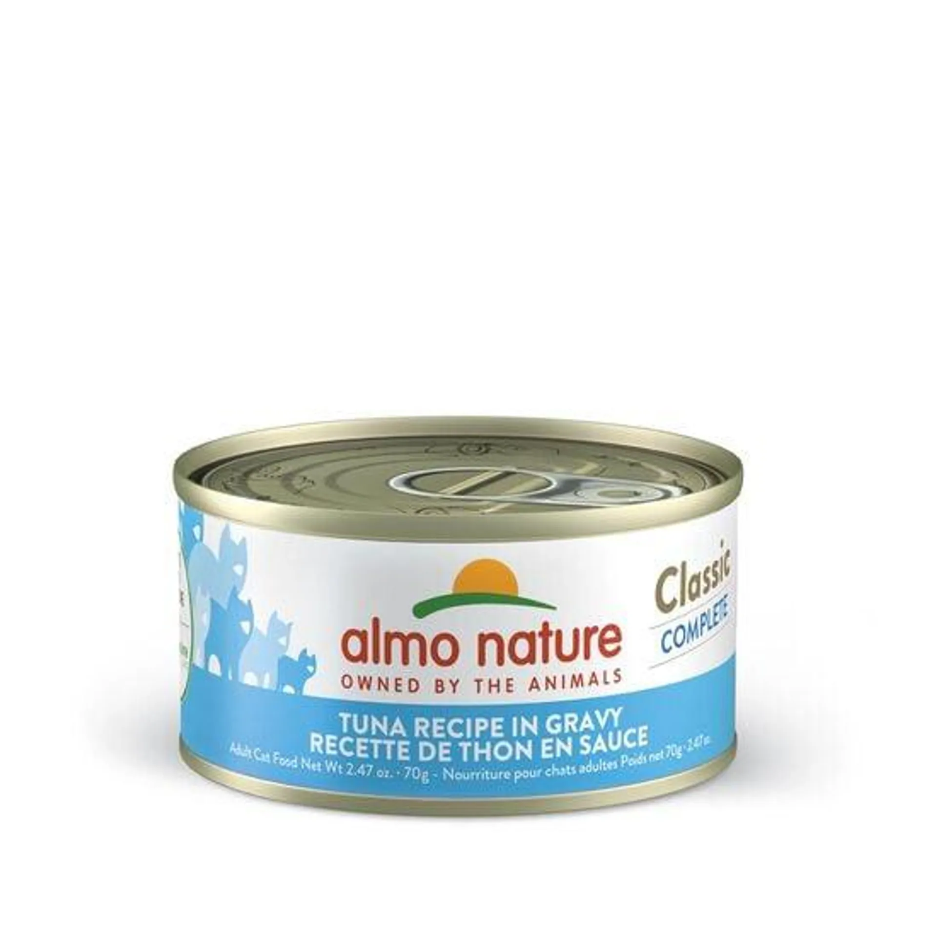 « Classic Complete » Tuna Recipe in Gravy for Cats, 70 g