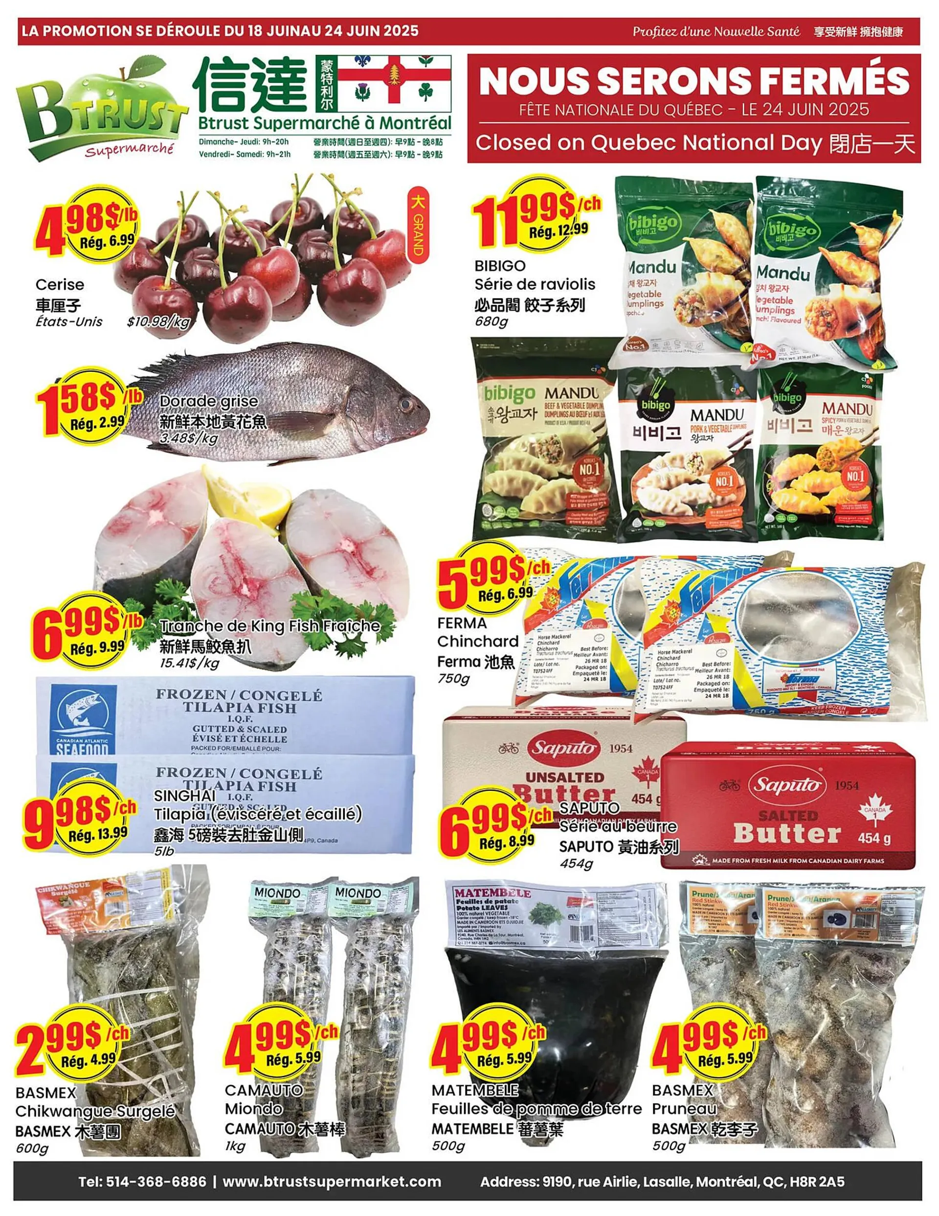 Btrust Supermarket flyer from June 18 to June 24 2025 - flyer page 1