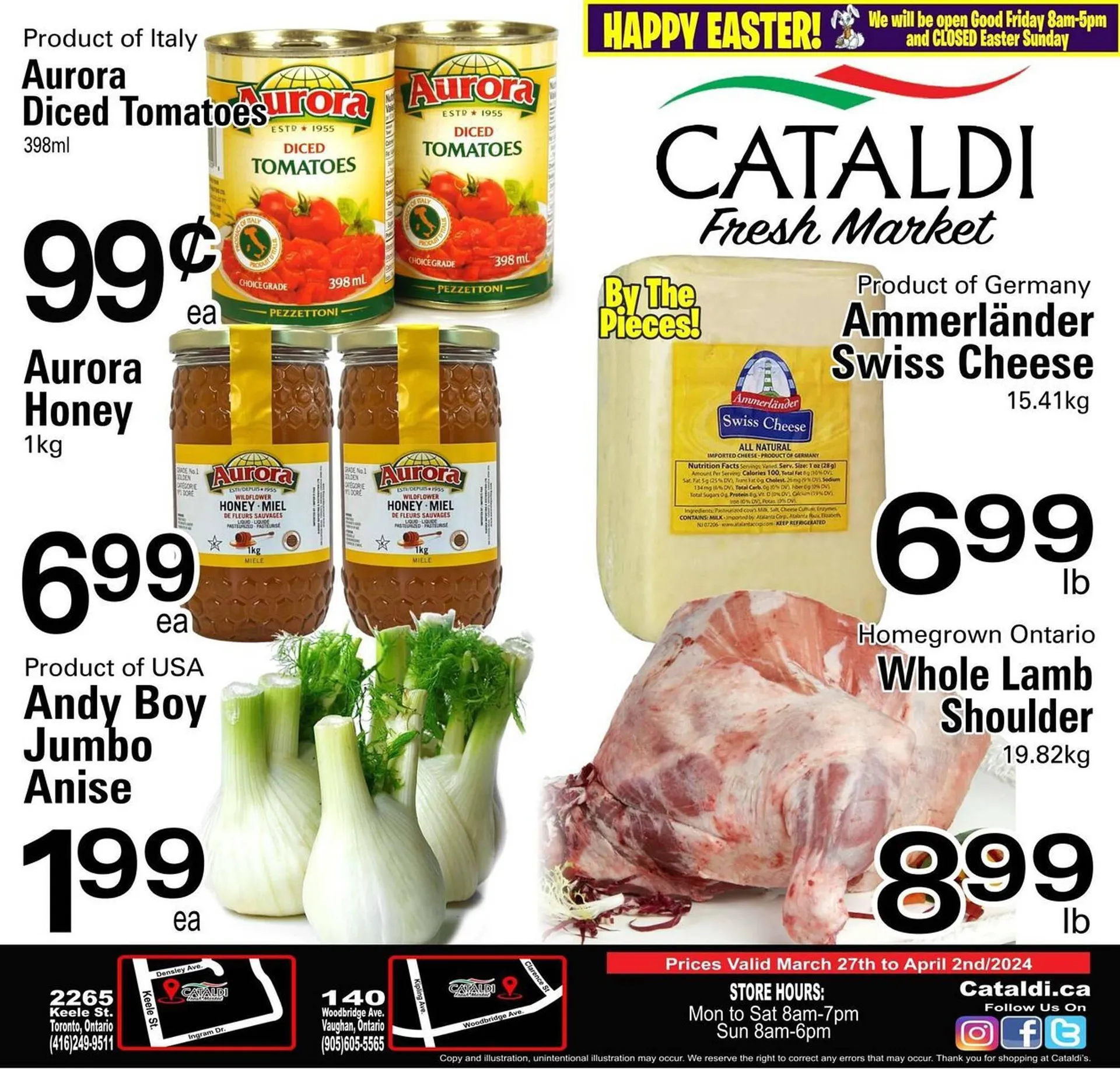 Cataldi Fresh Market flyer from March 27 to April 2 2024 - flyer page 