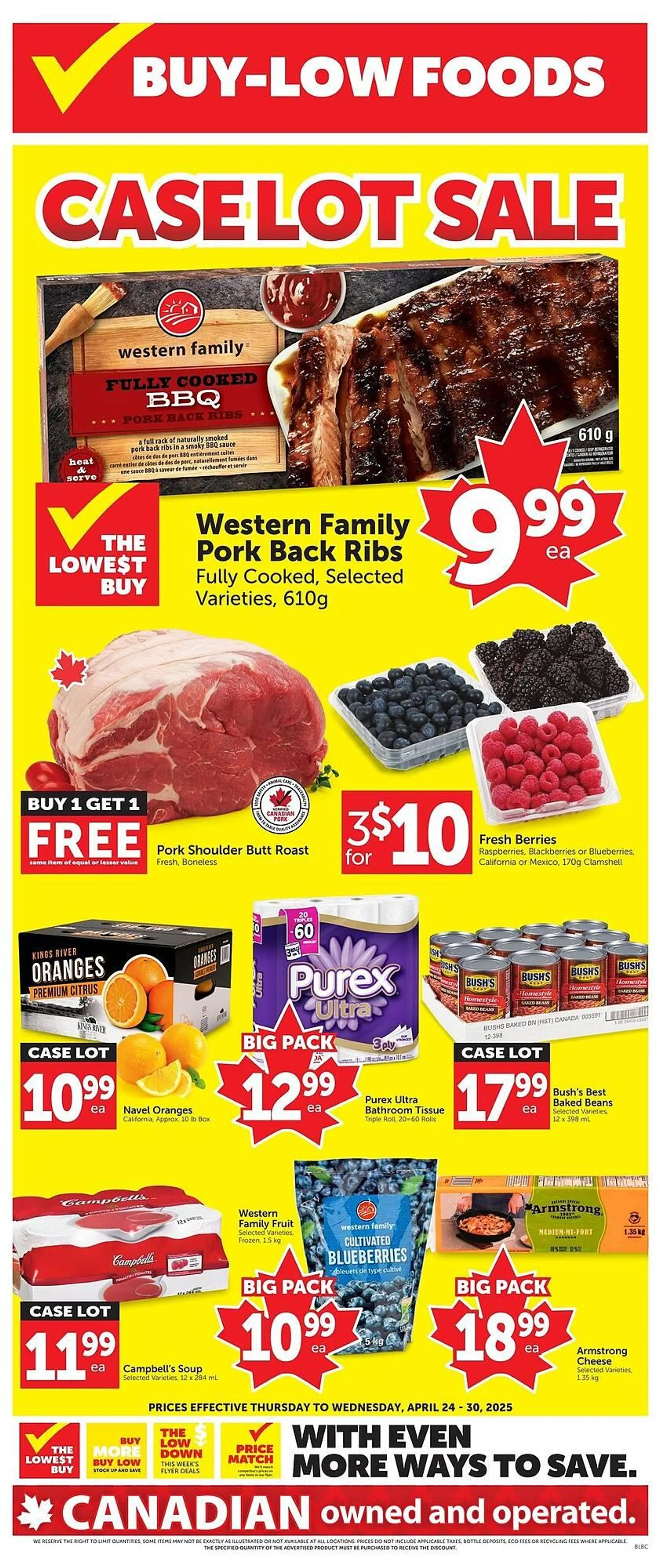 Buy-Low Foods flyer - 1