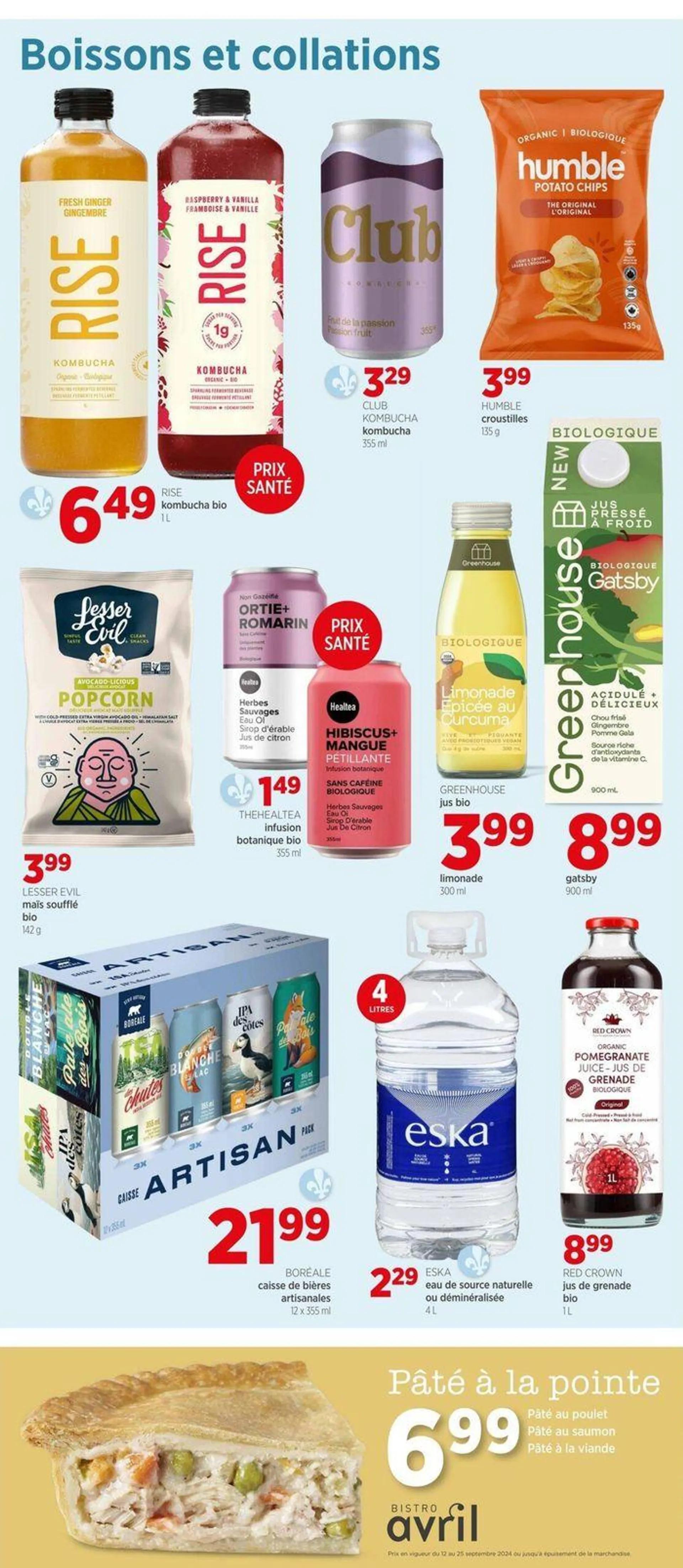 Avril Supermarche Sante from September 12 to September 18 2024 - flyer page 3