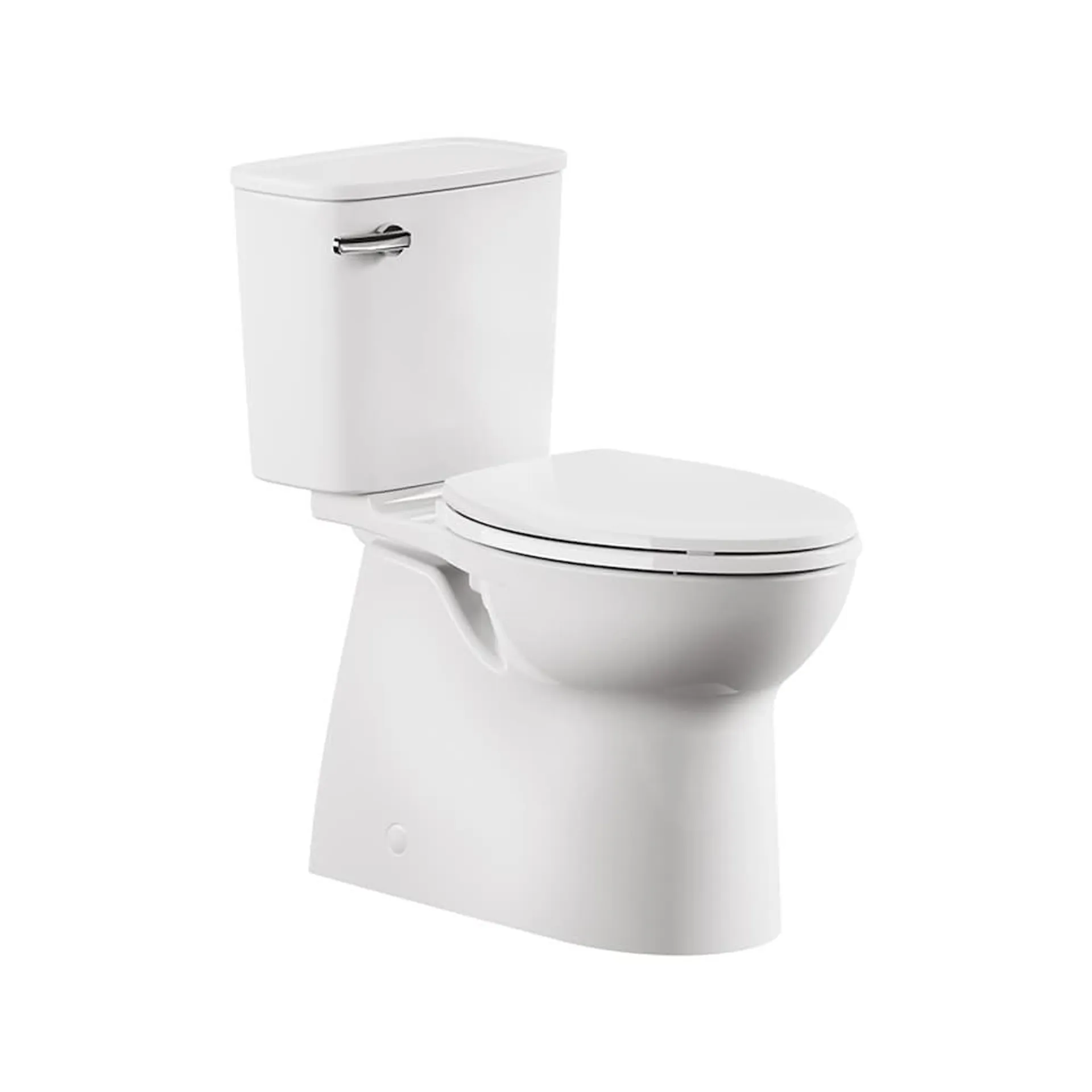 Aspirations 4.8L Elongated Semi-Concealed Chair Height Toilet in White