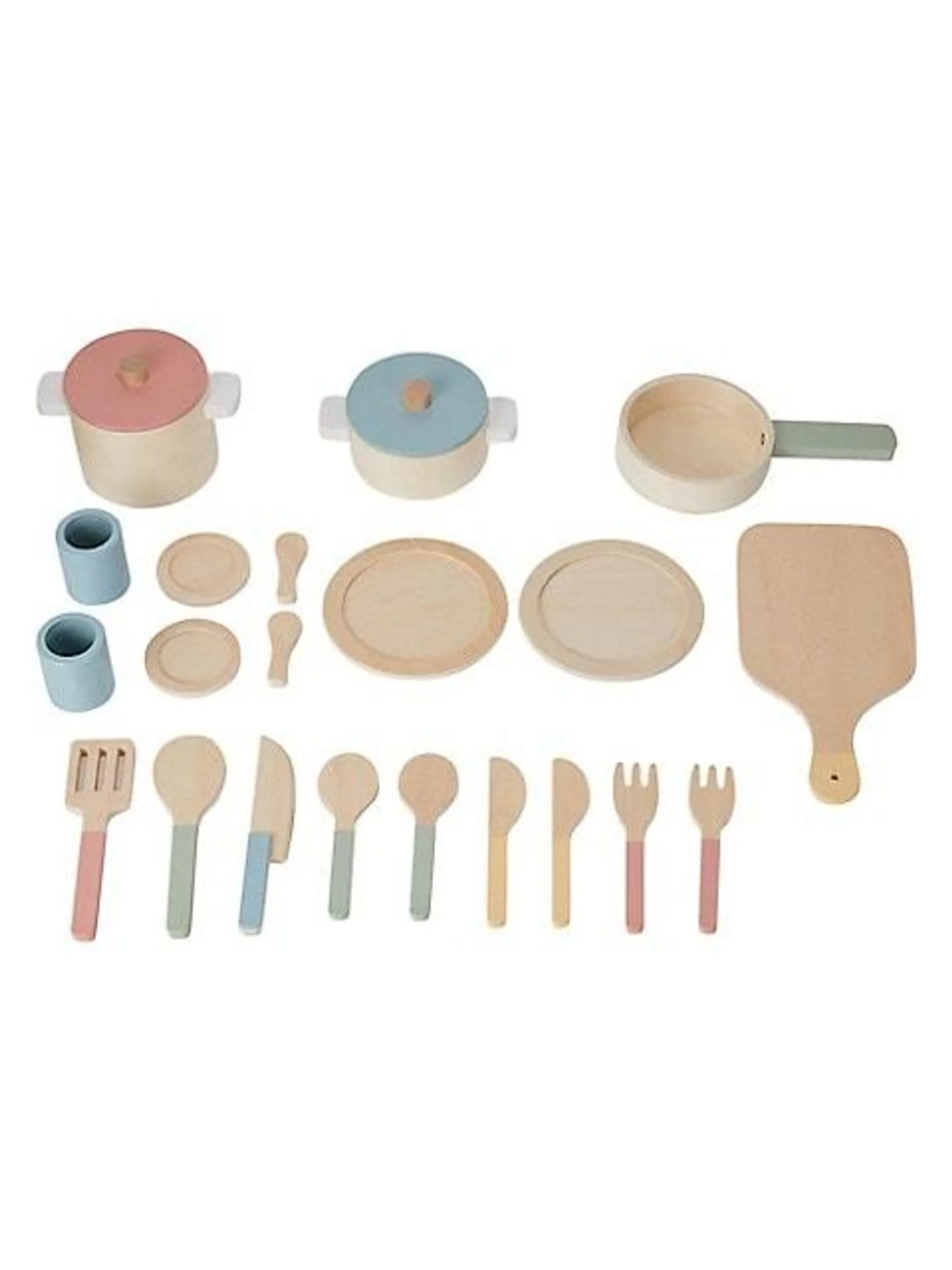 23-Piece Wooden Kitchen Accessories Set