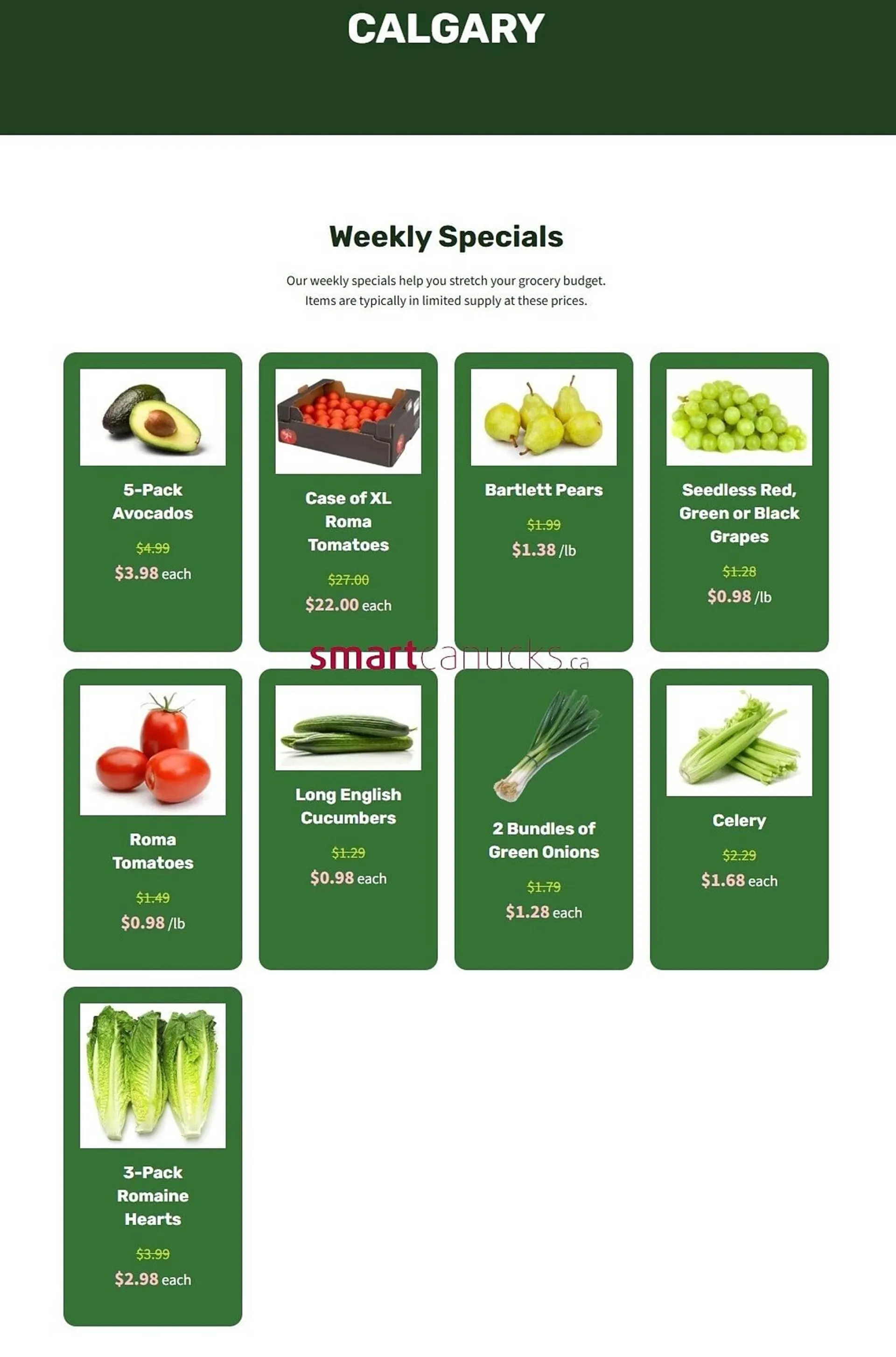 H&W Produce flyer - 1