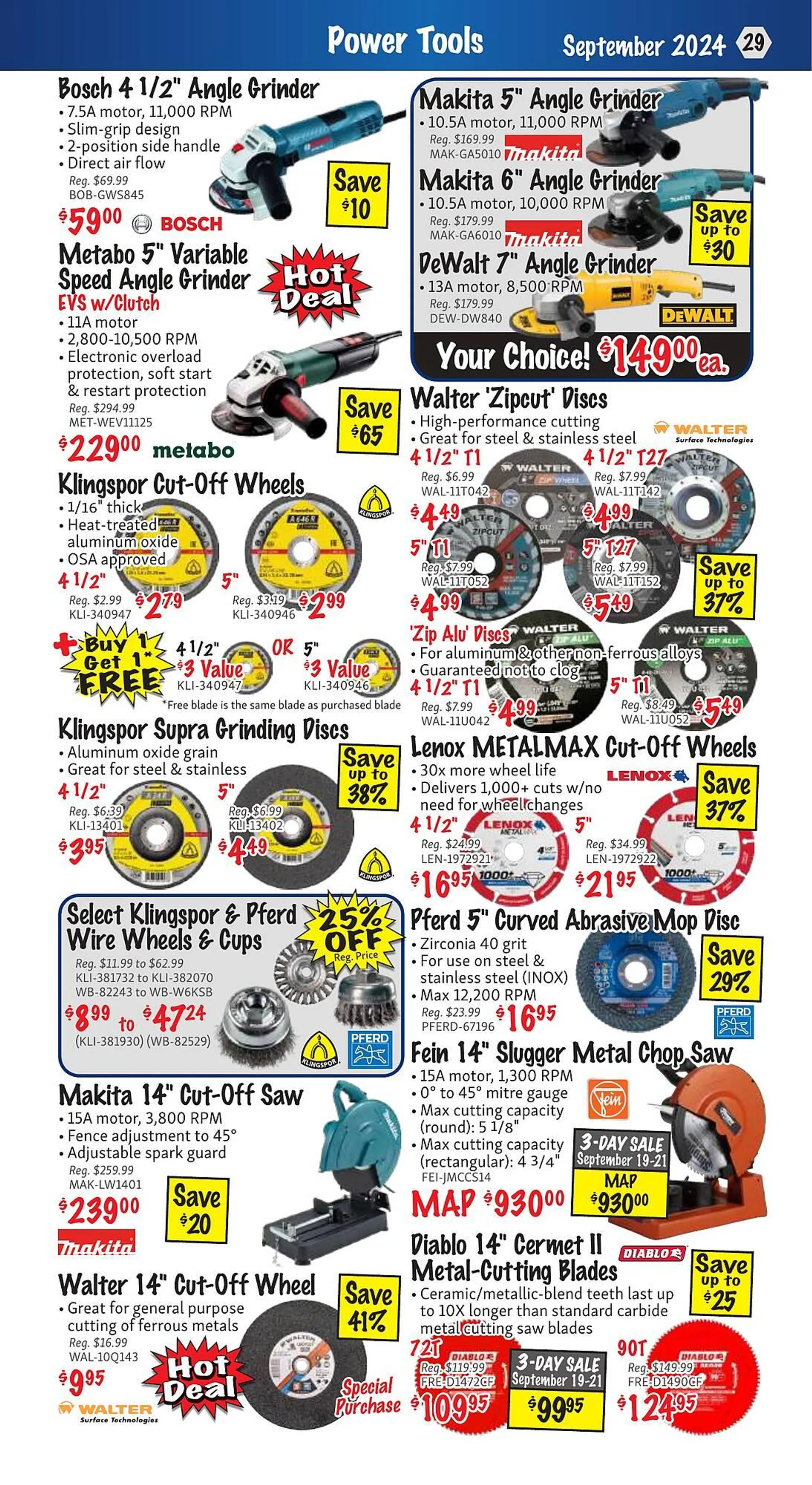 KMS Tools flyer from September 1 to September 30 2024 - flyer page 29