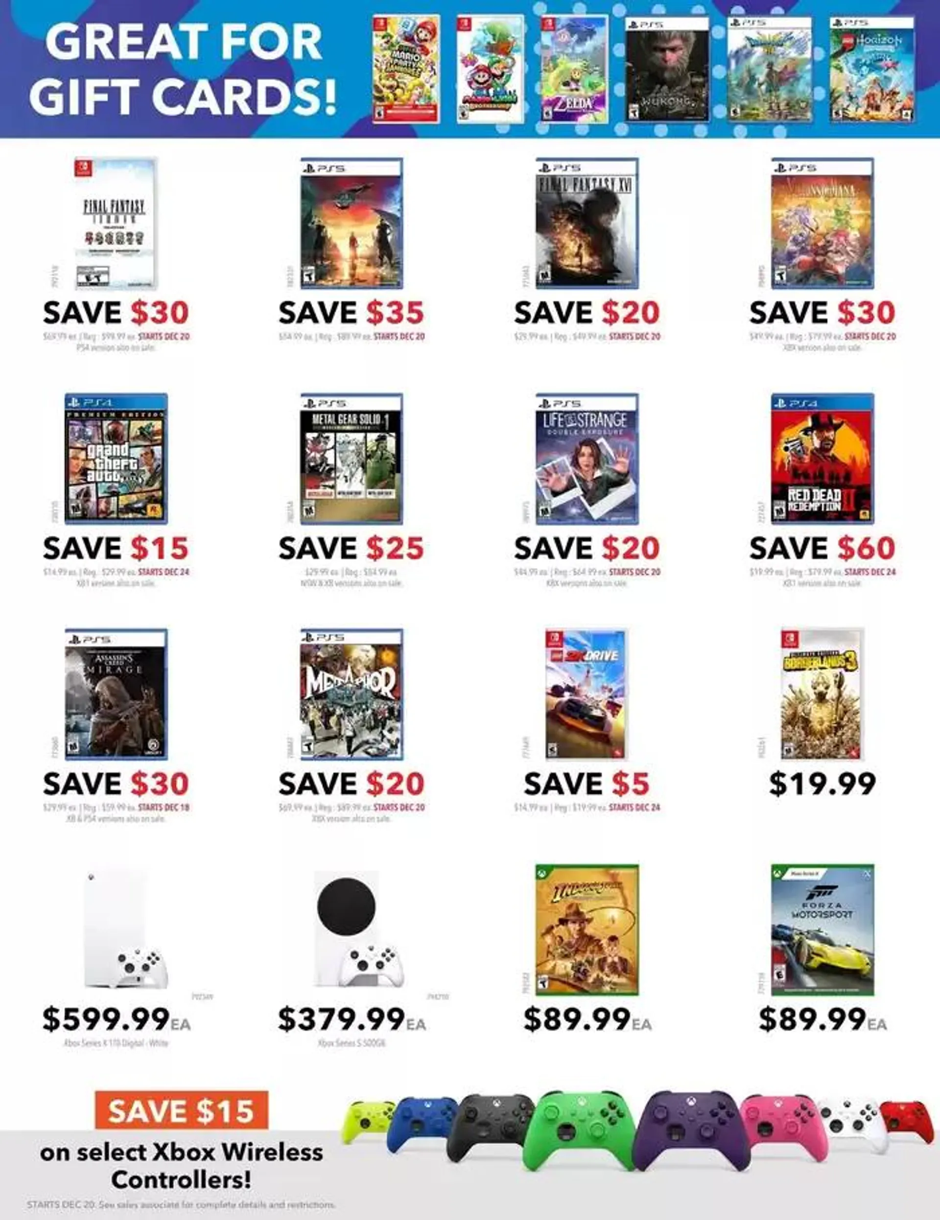 Game Stop Weekly ad from December 26 to December 31 2024 - flyer page 4