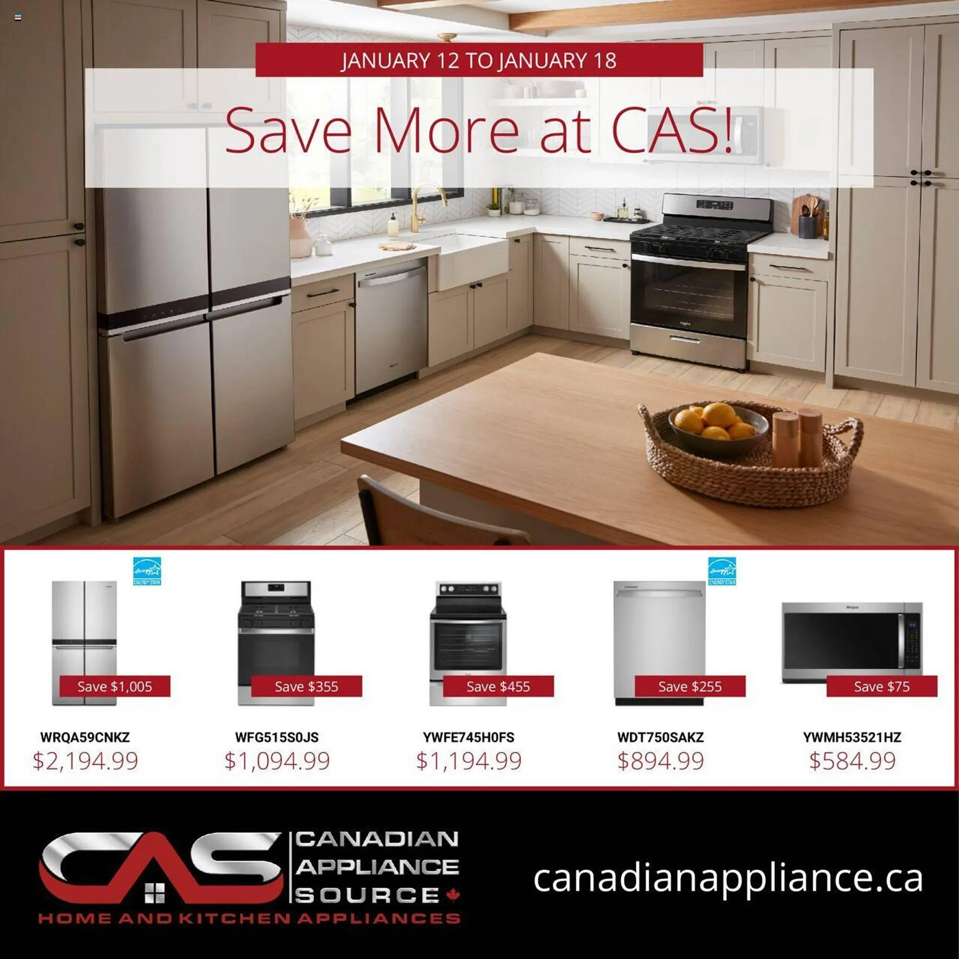Canadian Appliance Source flyer - 1