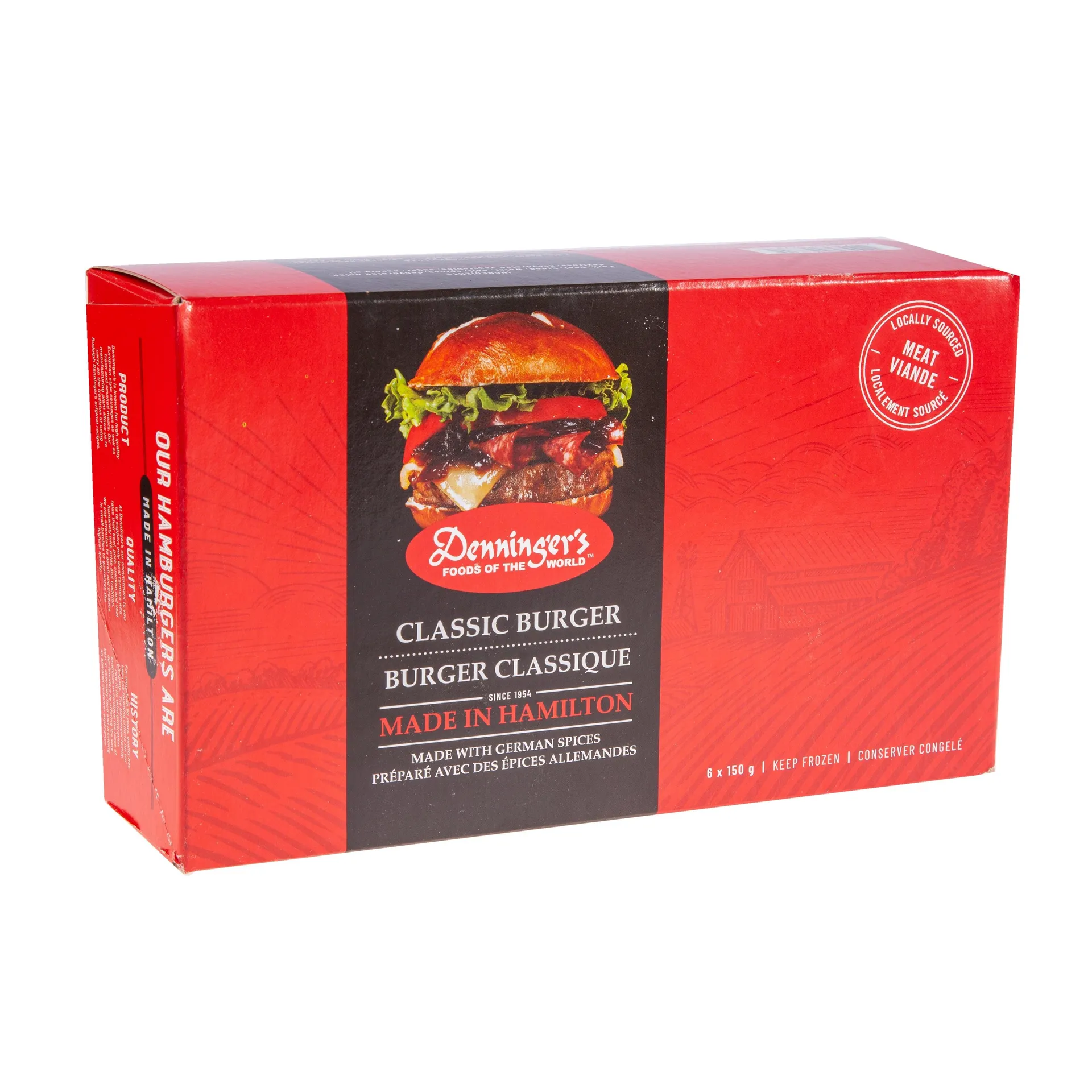 Denninger's Classic Burger Box - Frozen - 6 x 150 g