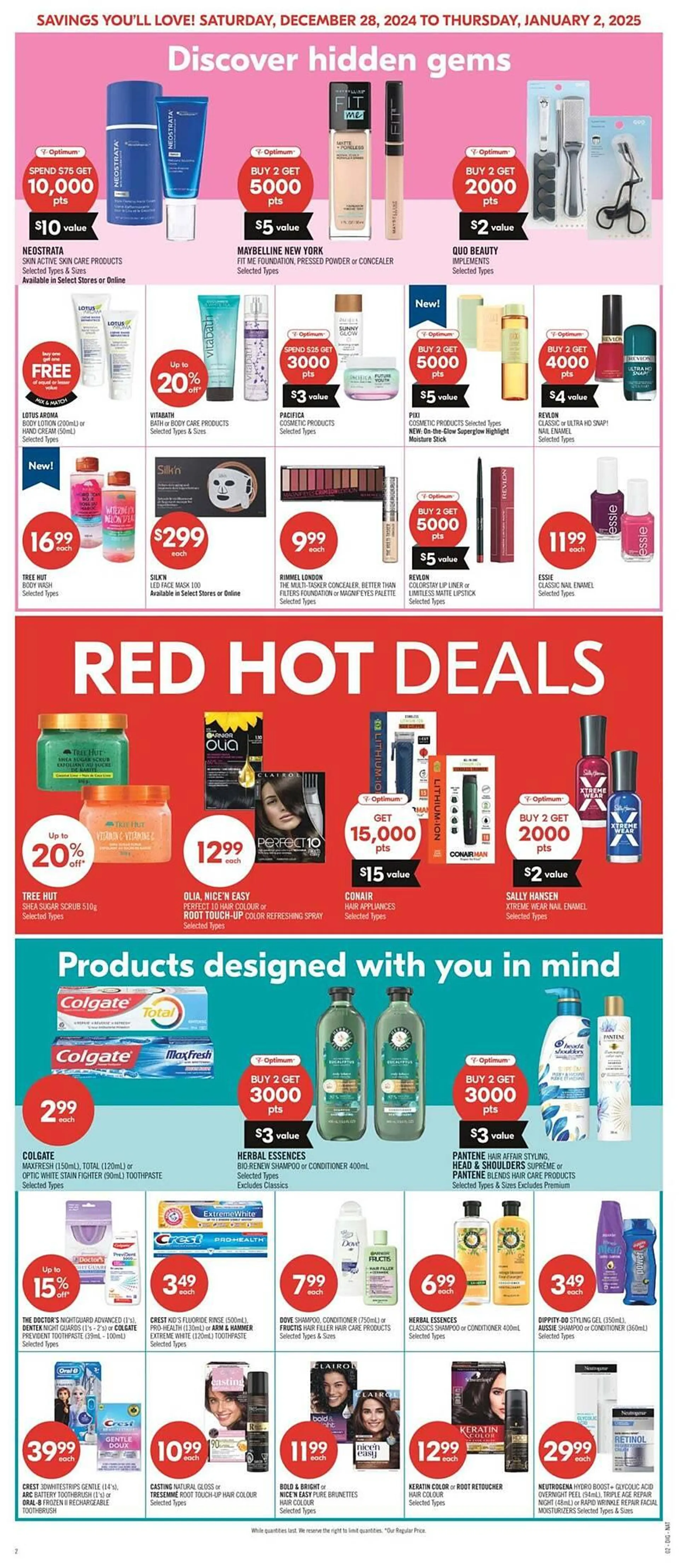 Shoppers Drug Mart flyer from December 28 to January 6 2025 - flyer page 17