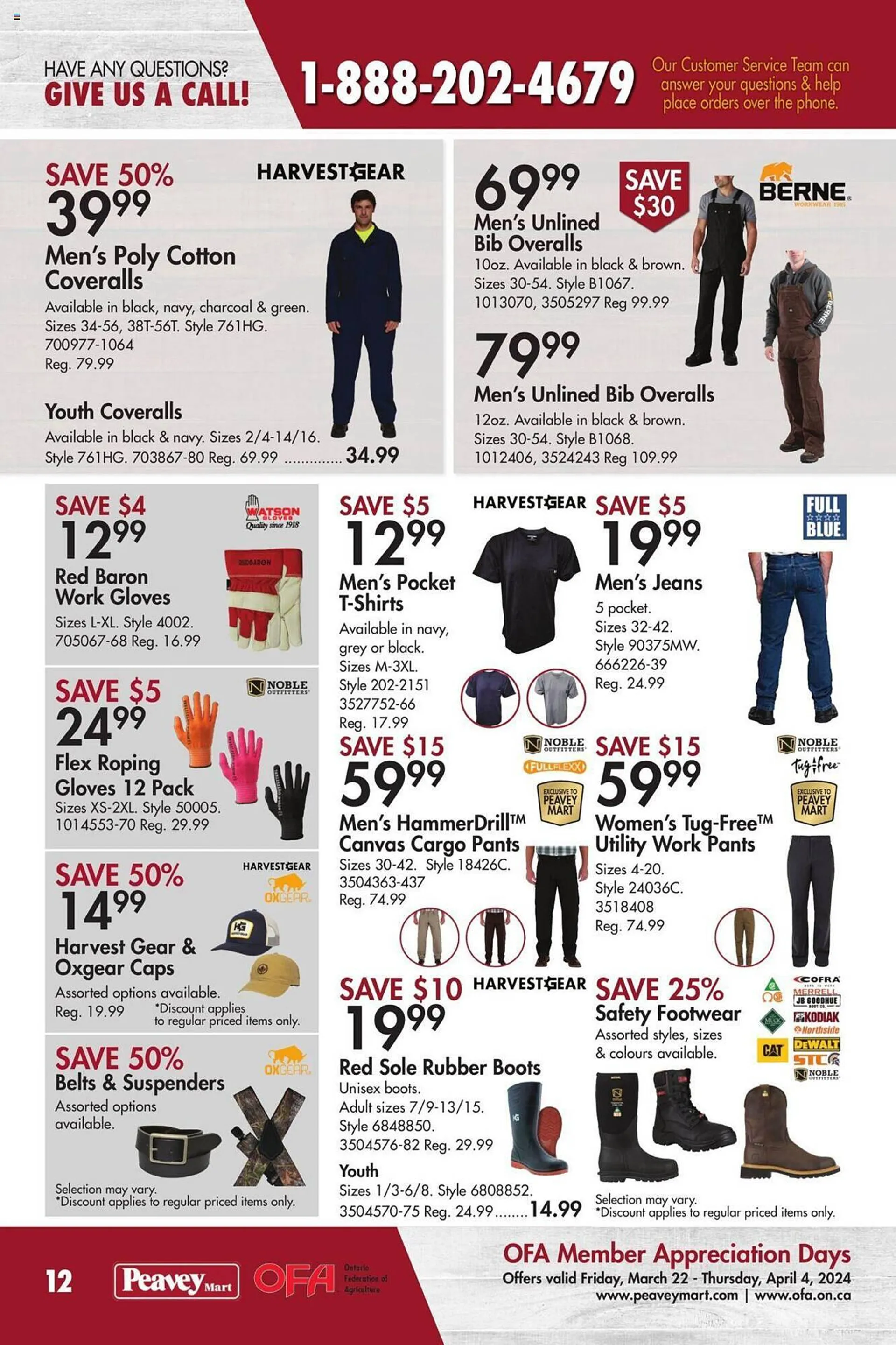 Peavey Mart flyer from March 22 to April 4 2024 - flyer page 12