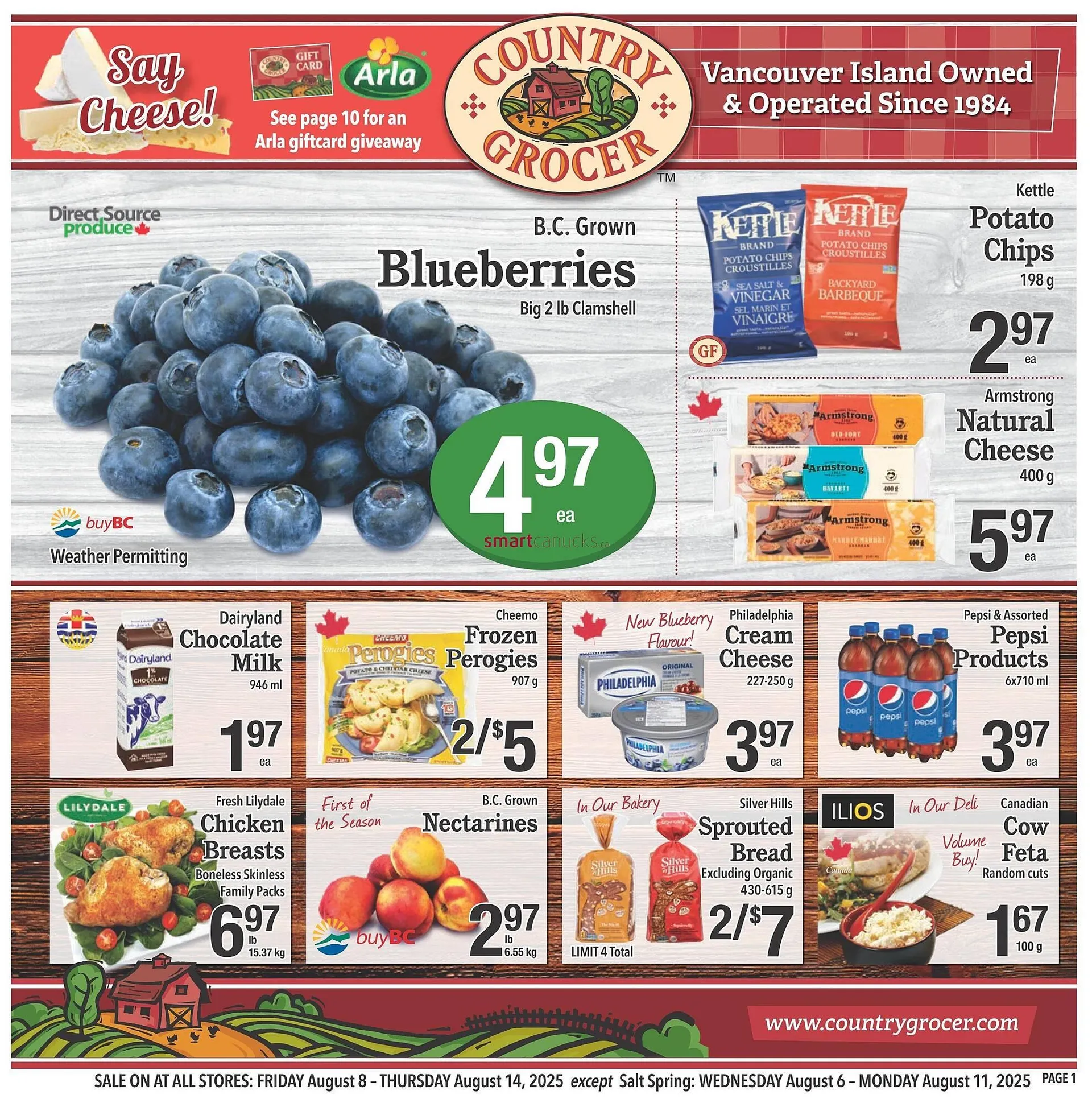Country Grocer flyer from August 7 to August 13 2025 - flyer page 1