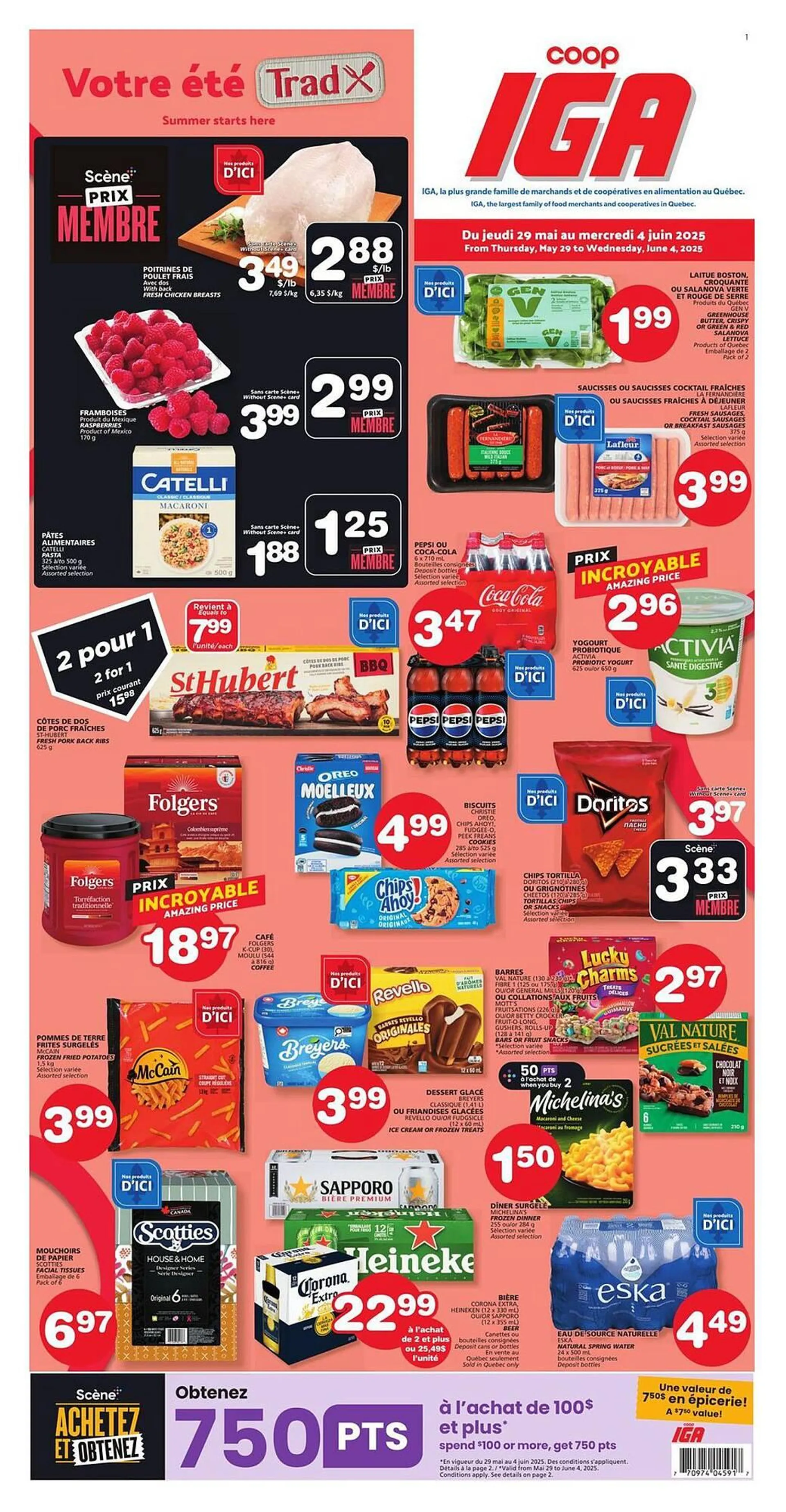IGA flyer from May 29 to June 4 2025 - flyer page 1