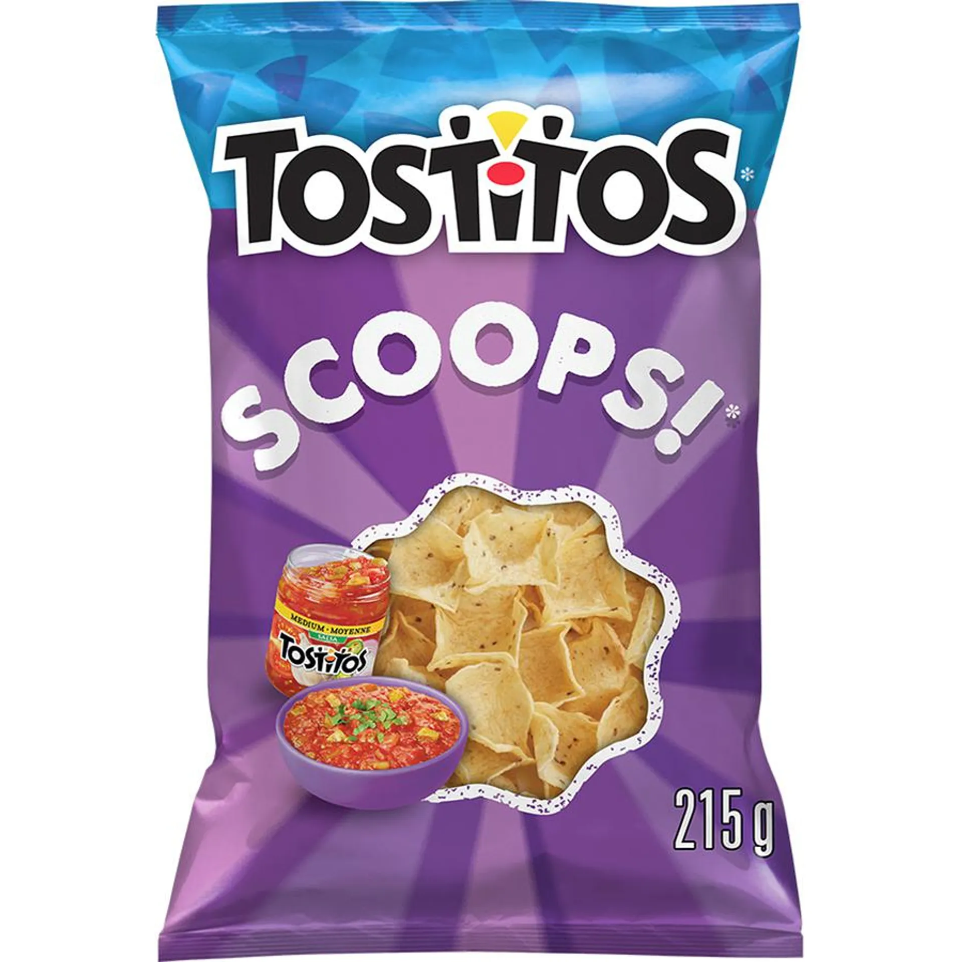 Chips tortilla Scoops! 215g