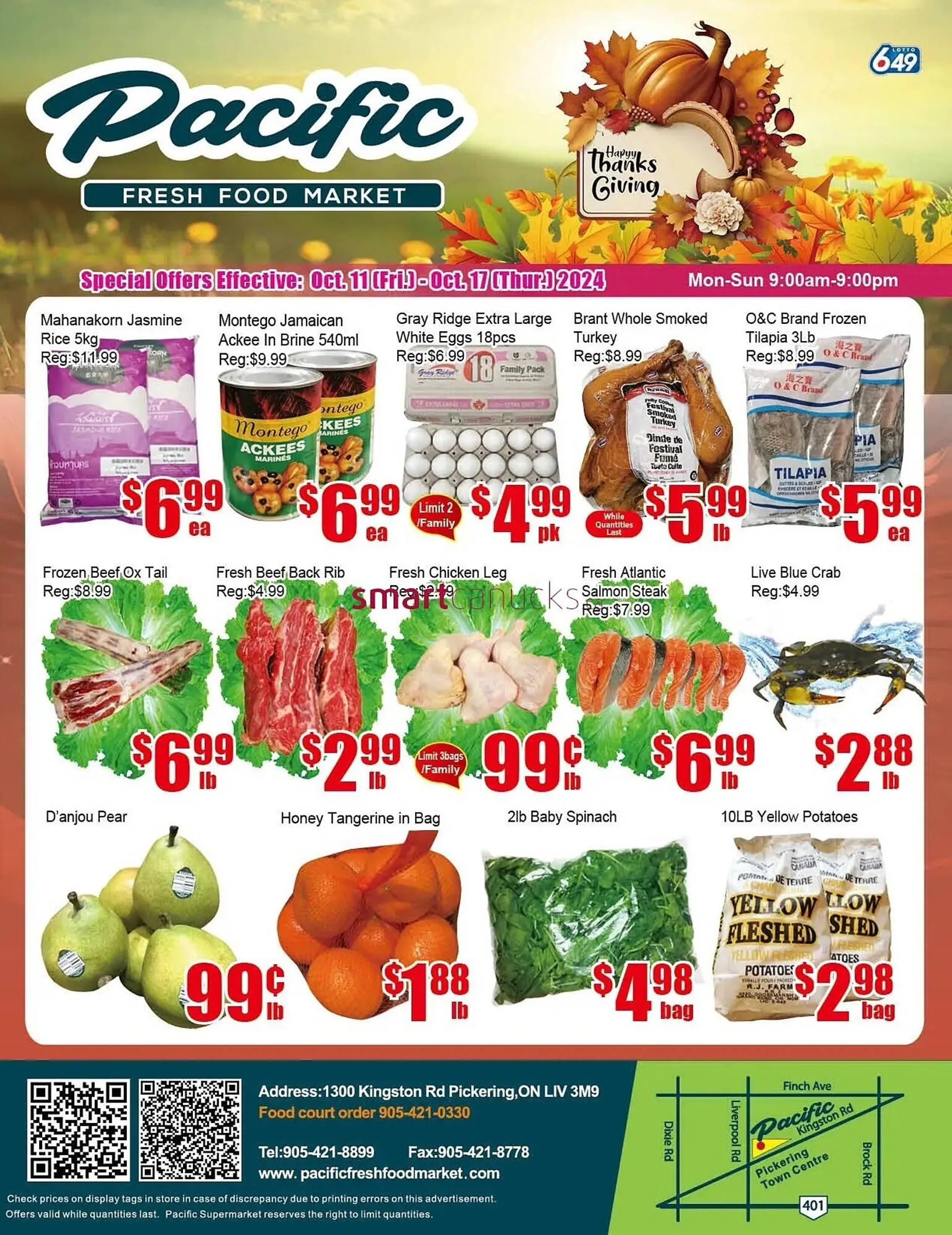 New Pacific Supermarket flyer - 1