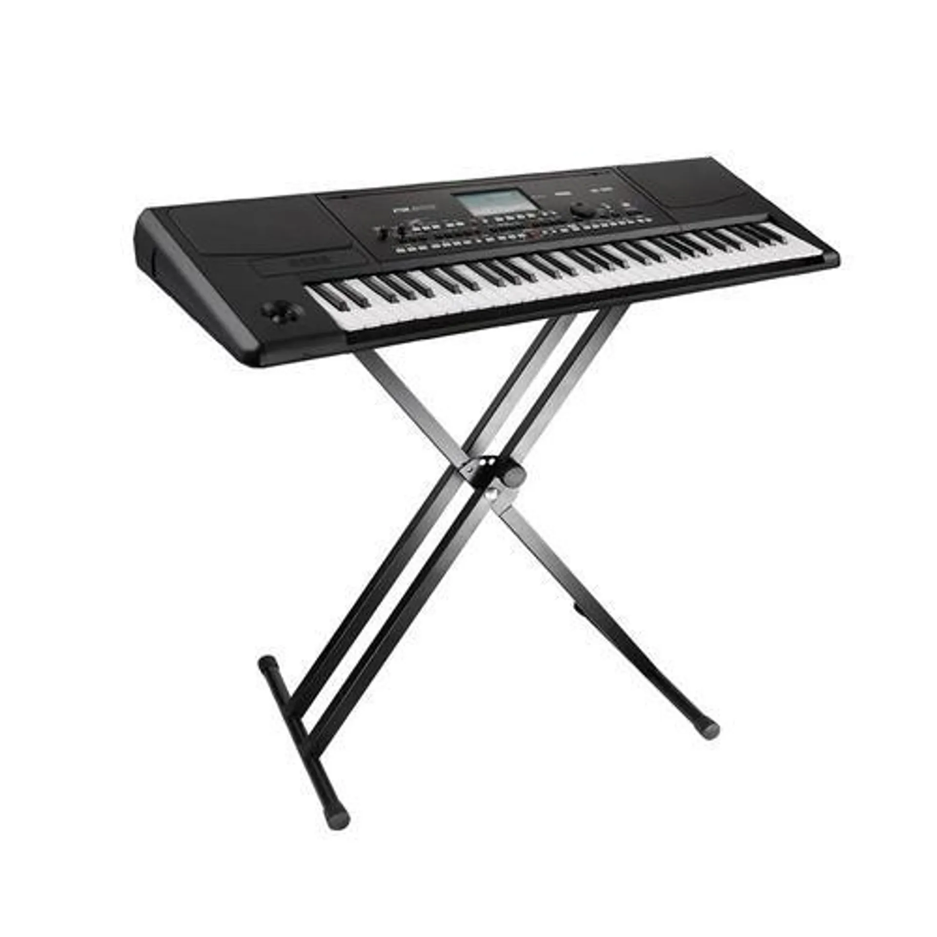 PrimeCables® Musical Classic Double X Keyboard Stand