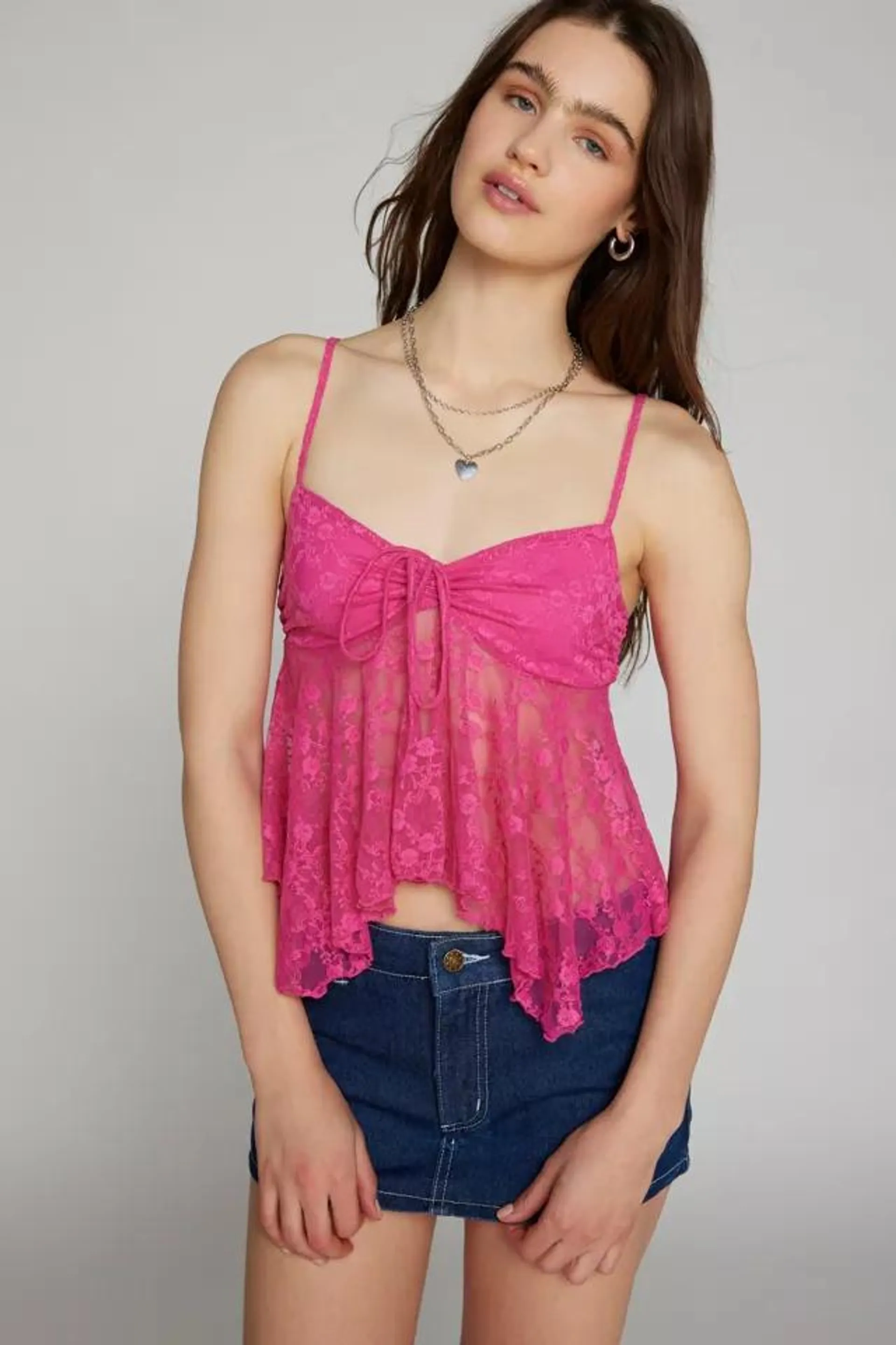 Kimchi Blue Kerry Lace Babydoll Cami