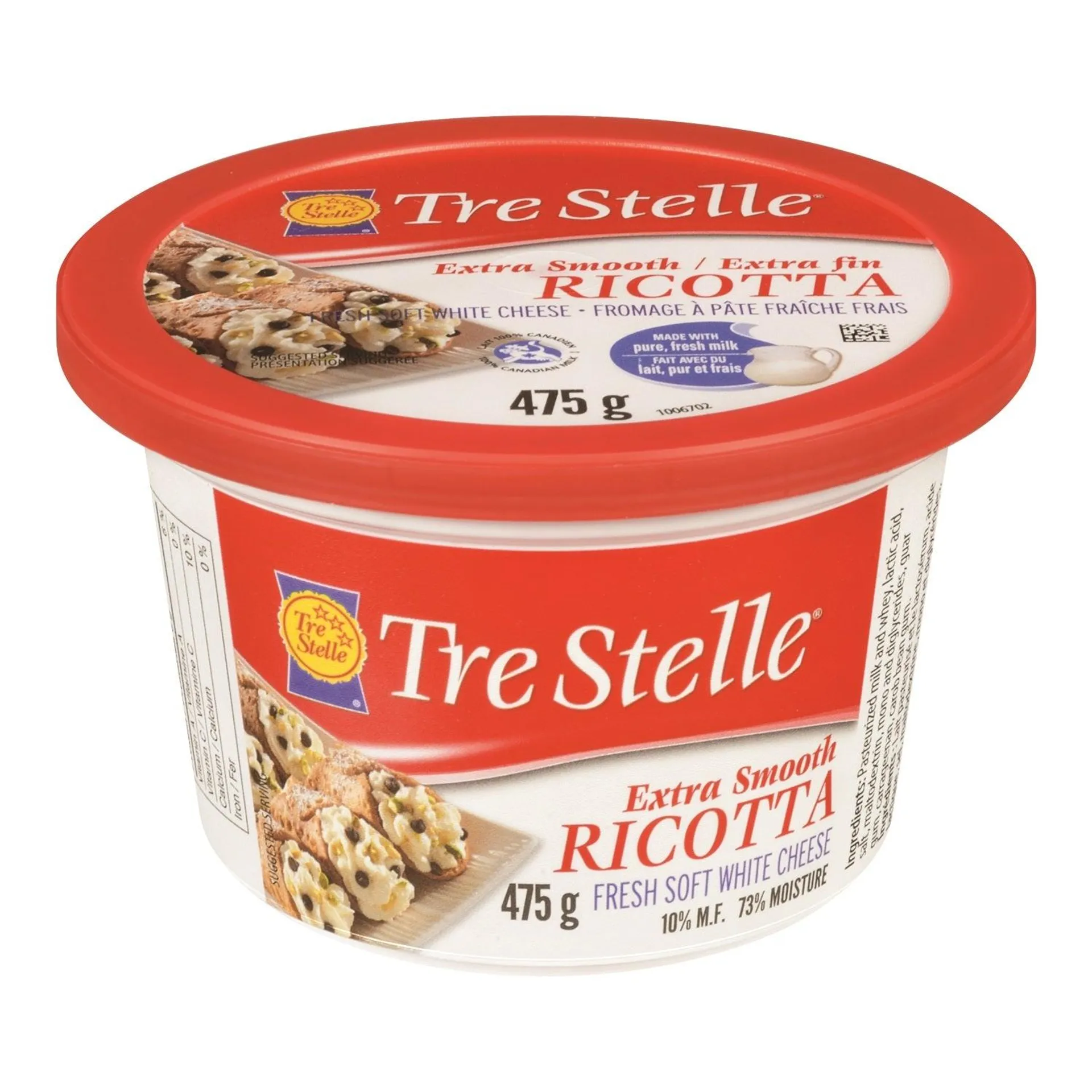 Tre Stelle Ricotta - Extra Creamy - 475 g