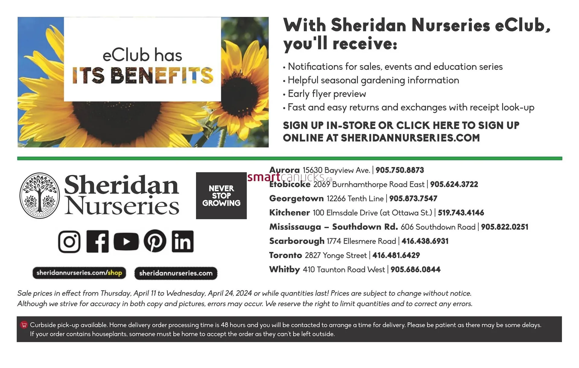 Sheridan Nurseries flyer from April 11 to April 17 2024 - flyer page 7