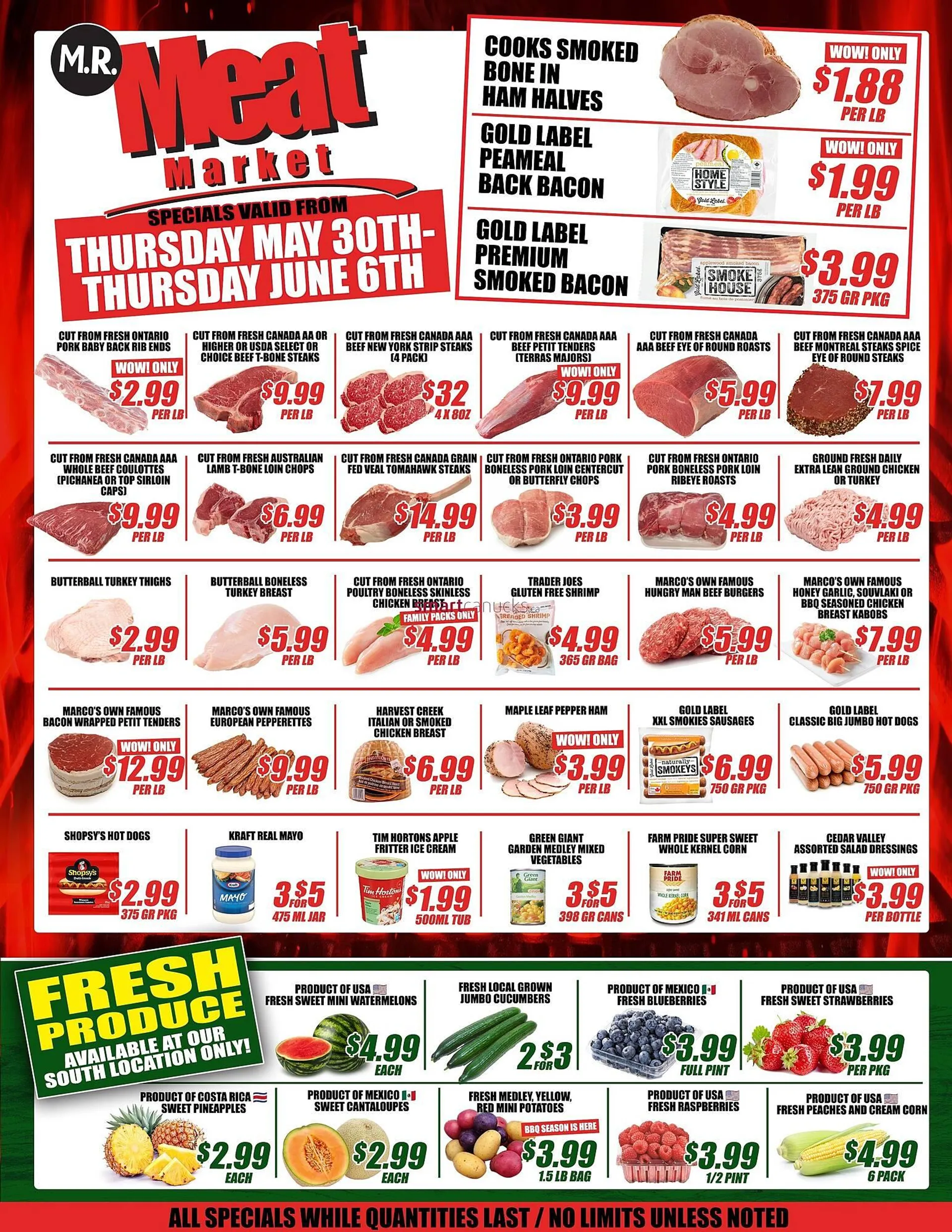 Mr. Meat Market flyer - 1